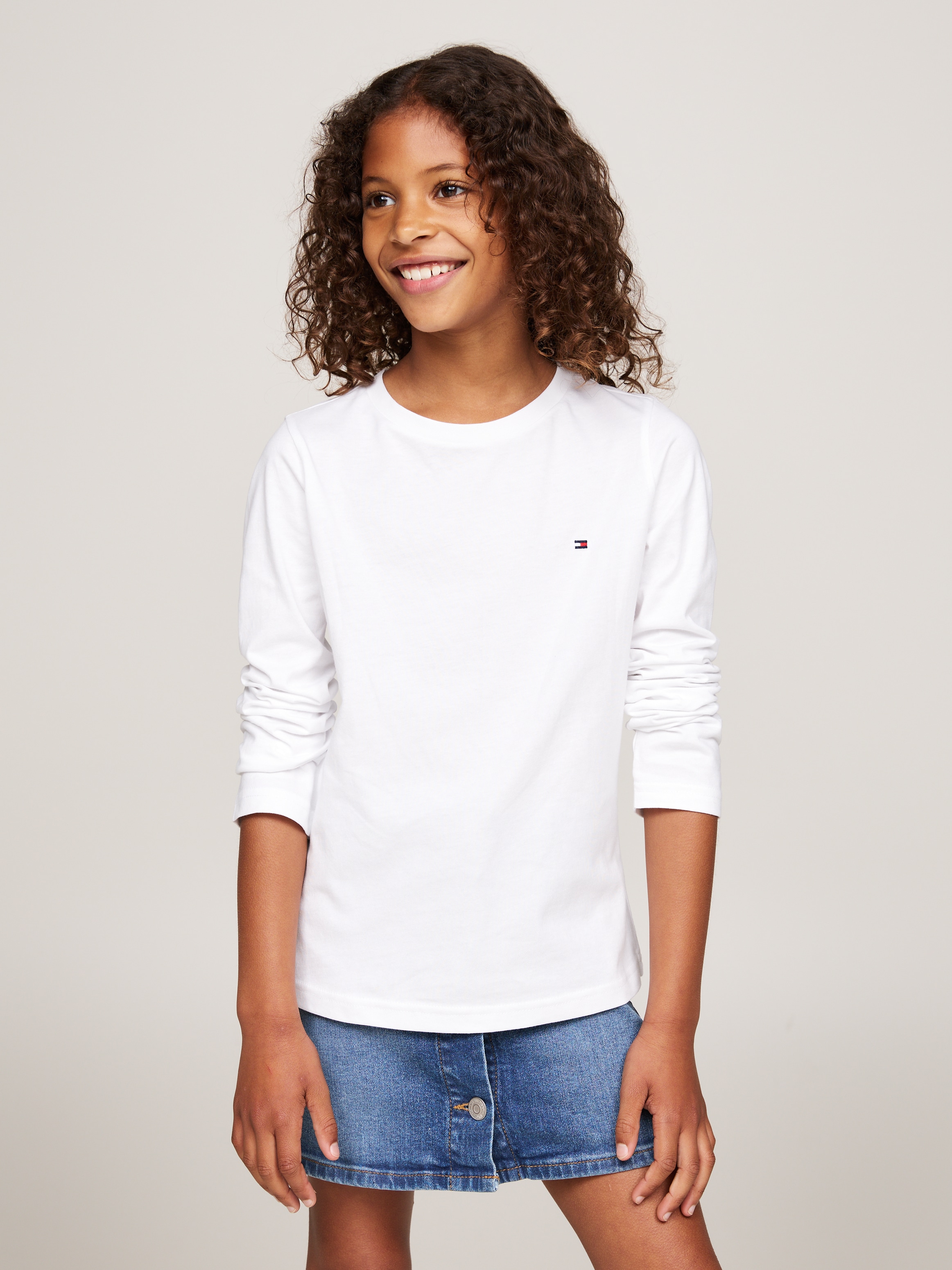 Tommy Hilfiger Underwear T-Shirt »2PK LS TEE« Packung, 2er, 2 Stk. mit Logostickerei