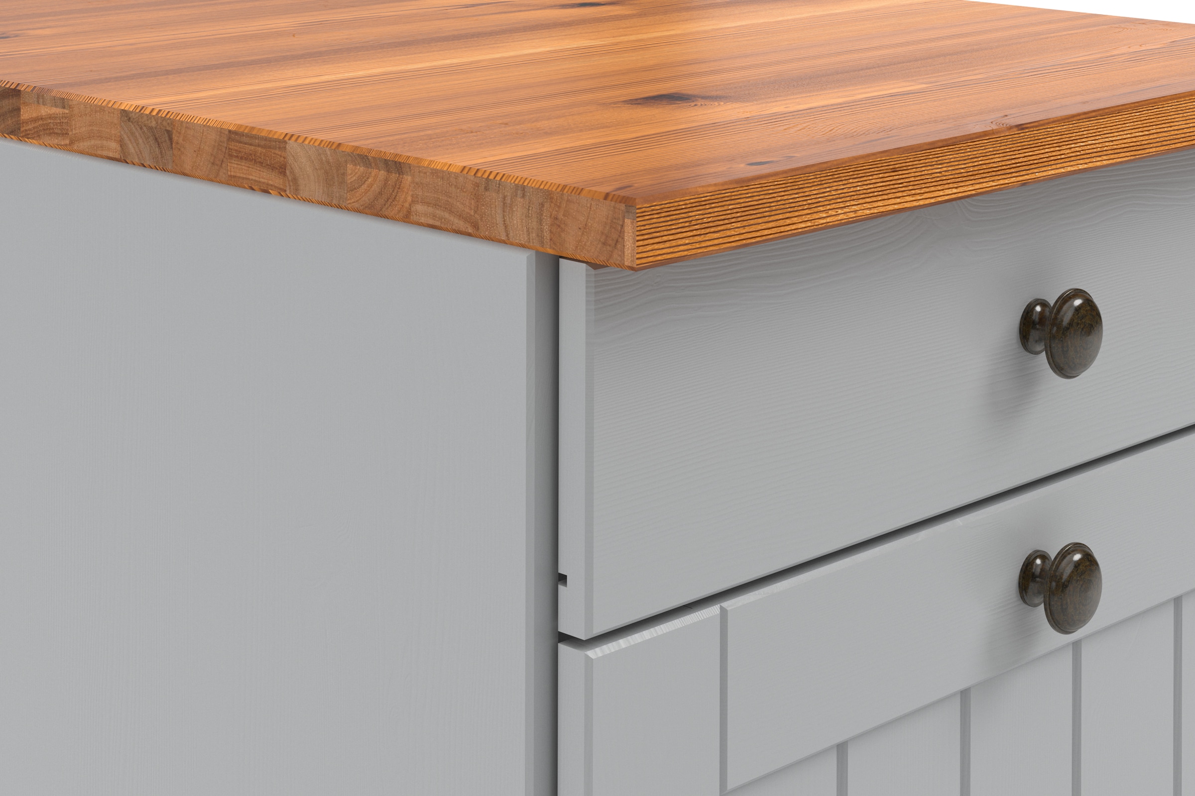 Home affaire Unterschrank »Alby2«, Mit Metallgriffen, Breite 50 cm
