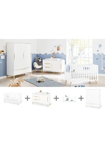 Pinolino® Babyzimmer-Komplettset »Move«, (Set, 4 St., Kinderbett, Wickelkommode,... kaufen