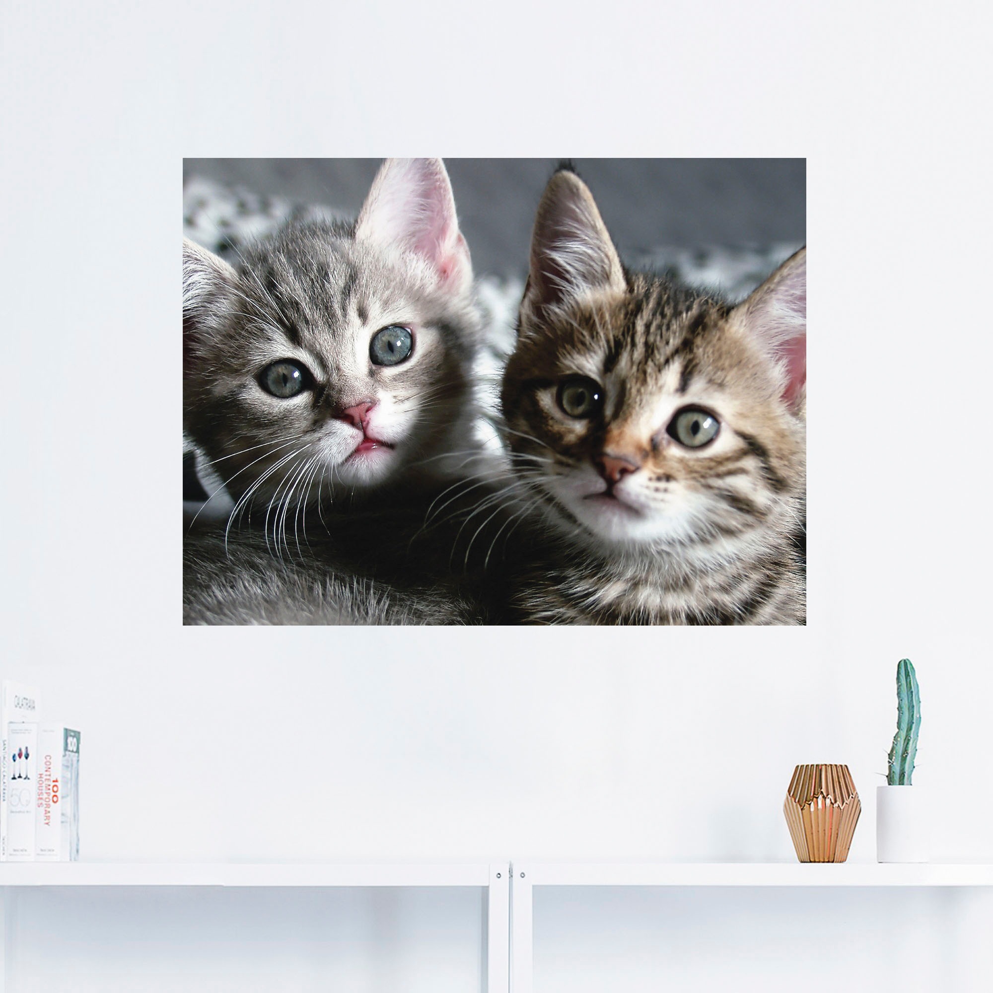 Artland Wandbild »Katze«, Haustiere, (1 St.), als Alubild, Outdoorbild, Leinwandbild, Poster, Wandaufkleber