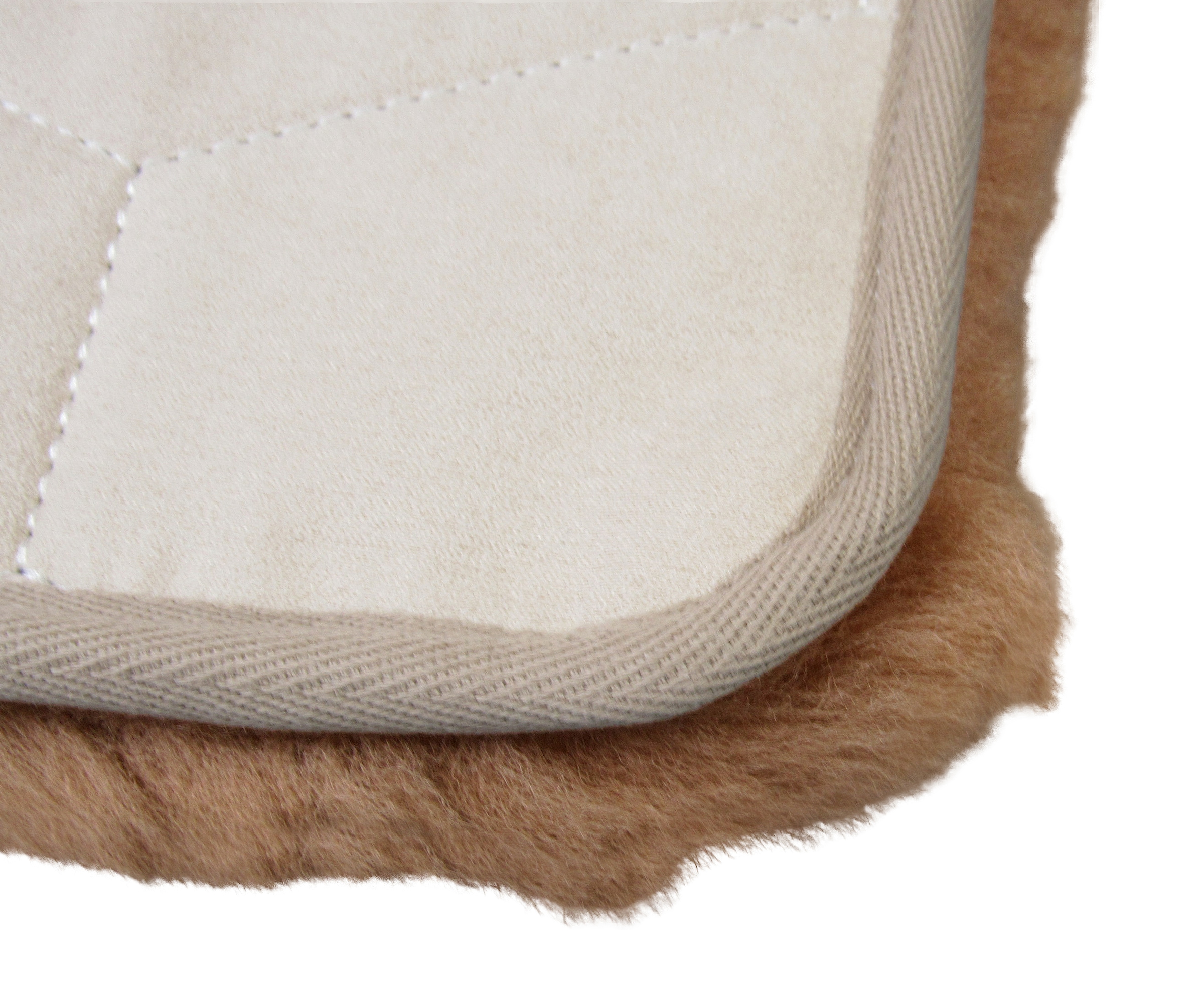 Heitmann Felle Sitzauflage »Lammfell Patchwork« Sitzauflage, eckig, 35x35 cm, echtes Lammfell