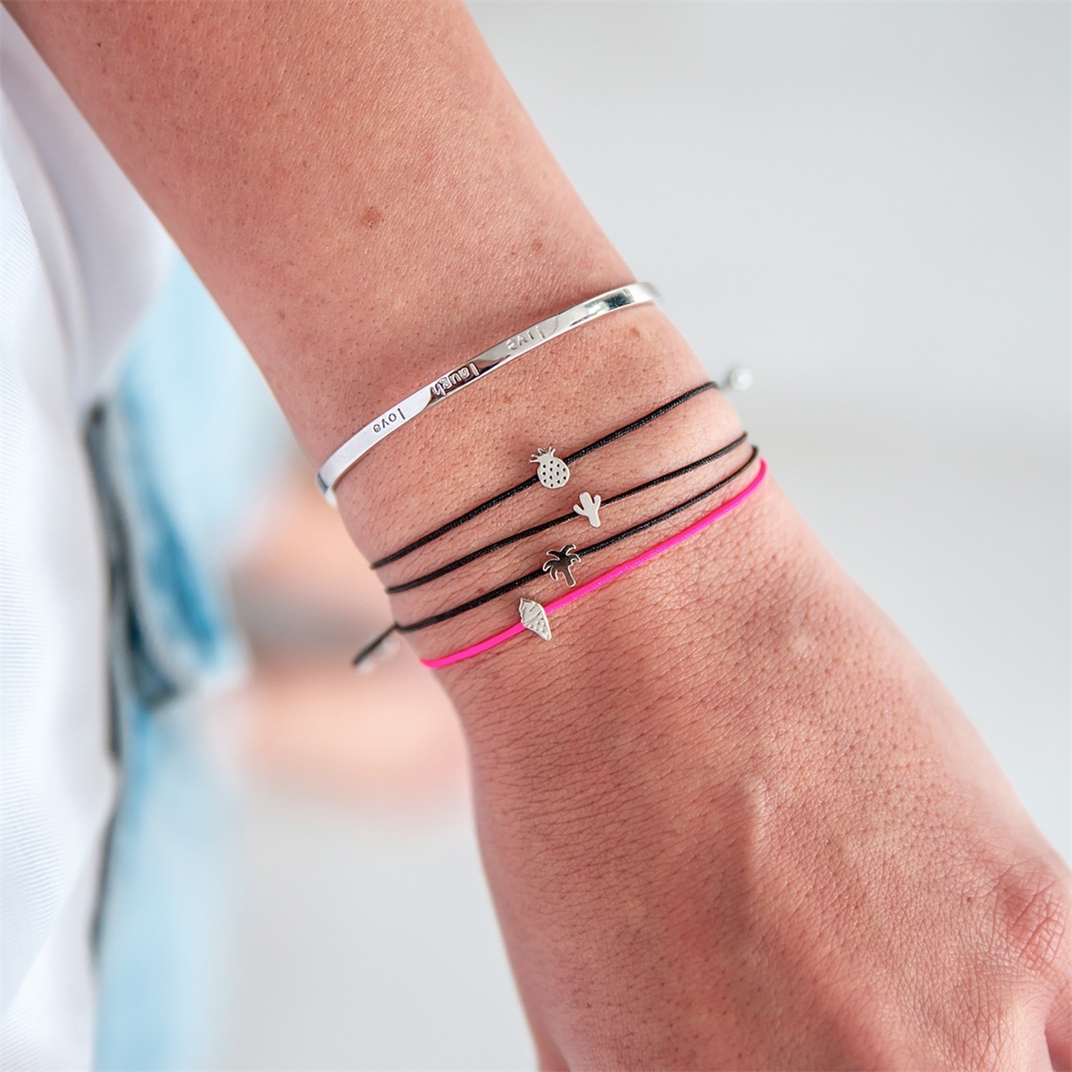 Glanzstücke München Armband »A1259«, (1 tlg.), aus Sterling Silber