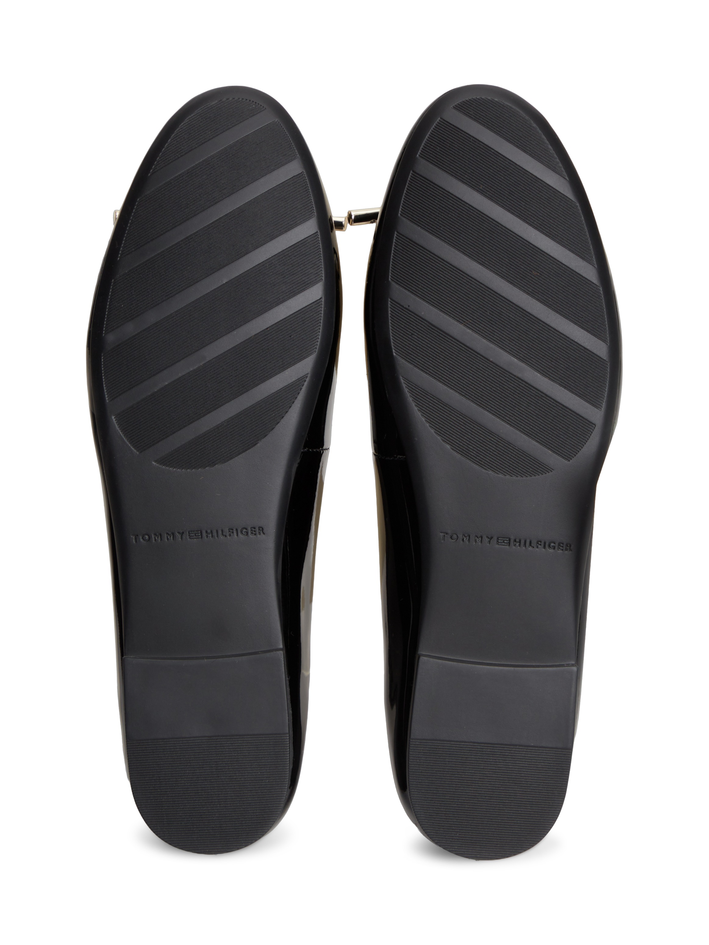 Tommy Hilfiger Ballerina »TH CHARM PATENT BALLERINA«  Businessschuh, Schlupfschuh goldfb. TH-Schmuckelement, schmale Form