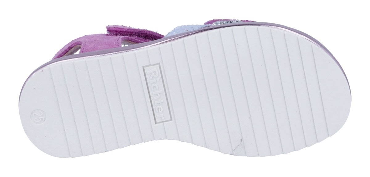 Richter Sandale »Romea«  Klettschuh, Riemchensandale, Größenschablone zum Download, mit WMS