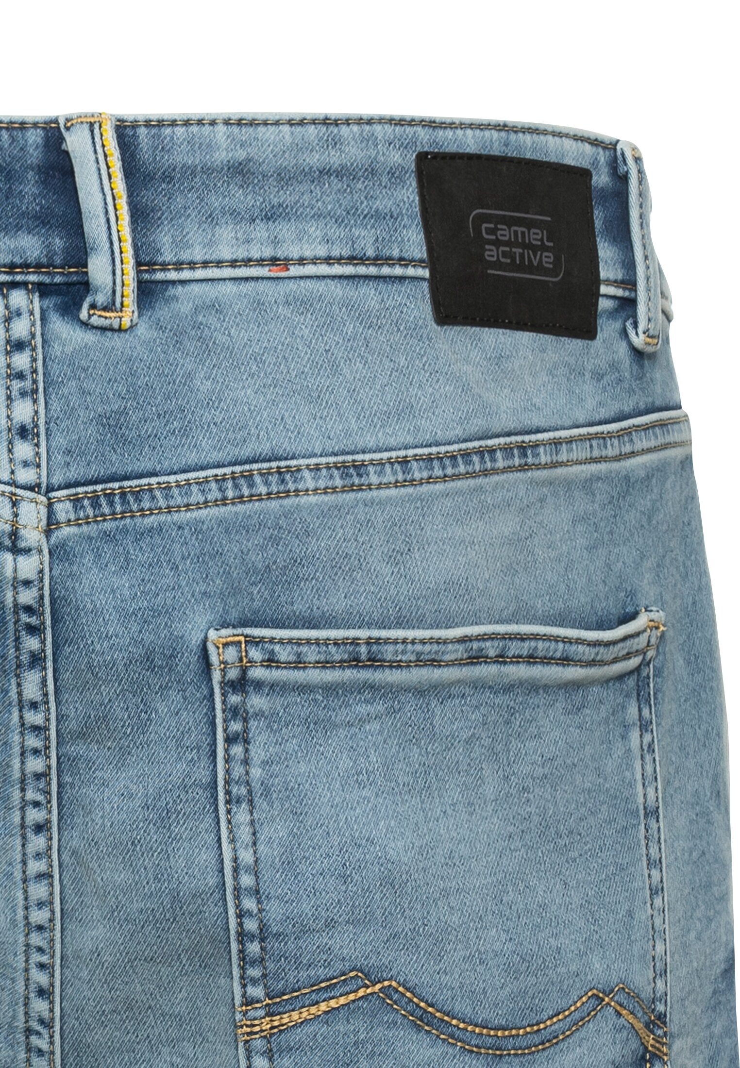 camel active Jeansshorts, mit washed Optik