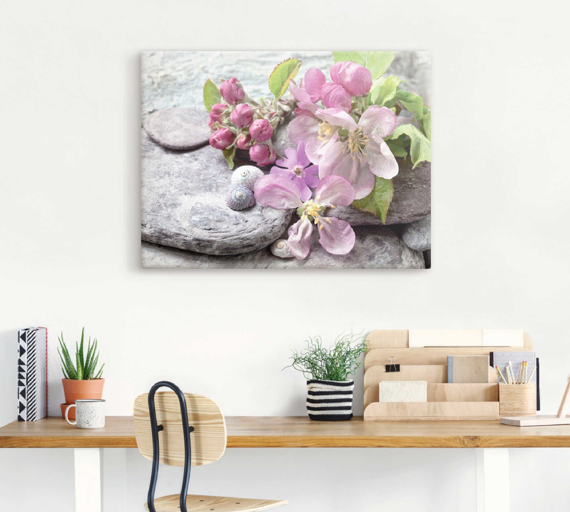 Artland Wandbild »Apfelblüten« Blumen 1 Stk. tlg. als Leinwandbild, Poster, günstig online kaufen