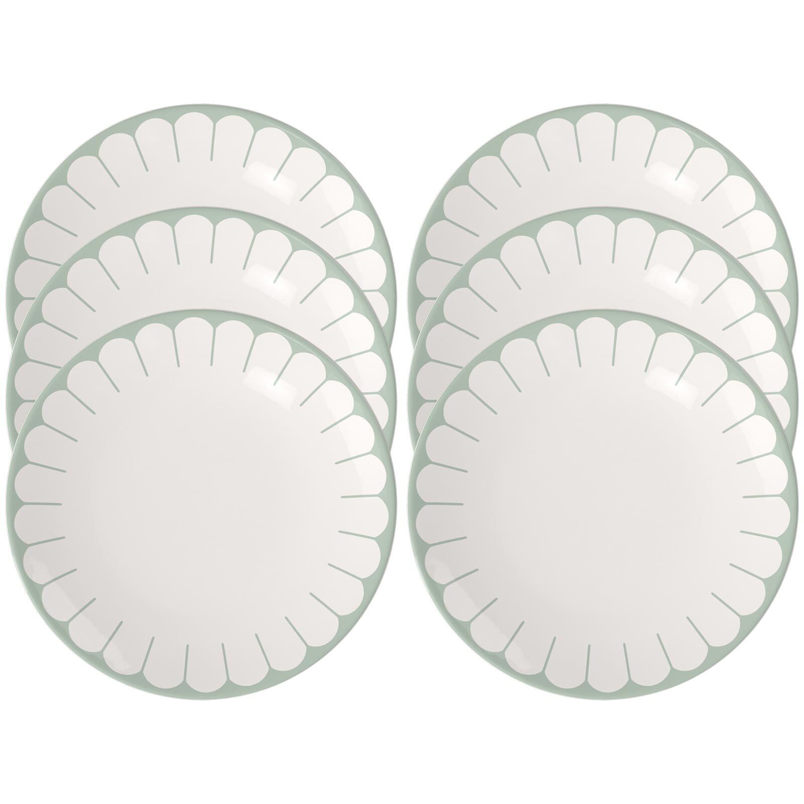 Villeroy & Boch Speiseteller »Speiseteller Fleur Couleur ø 26,6 cm 6er Set« günstig online kaufen