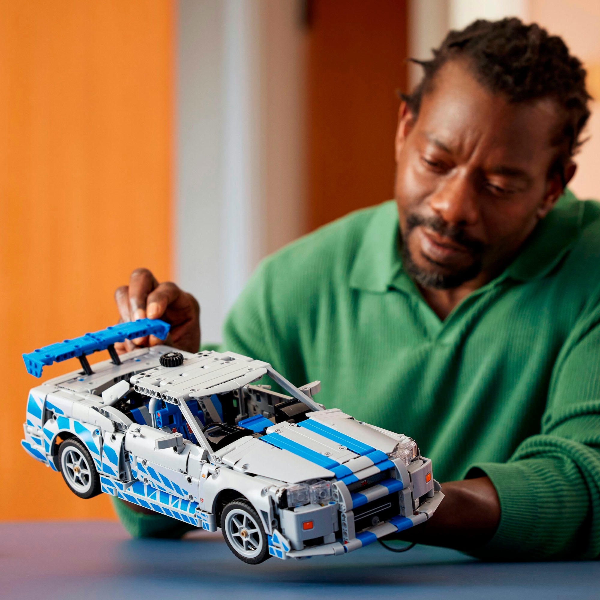 LEGO® Konstruktionsspielsteine »2 Fast 2 Furious Nissan Skyline GT-R (R34) Flitzer (42210)«, (1410 St.), LEGO Technic; Made in Europe