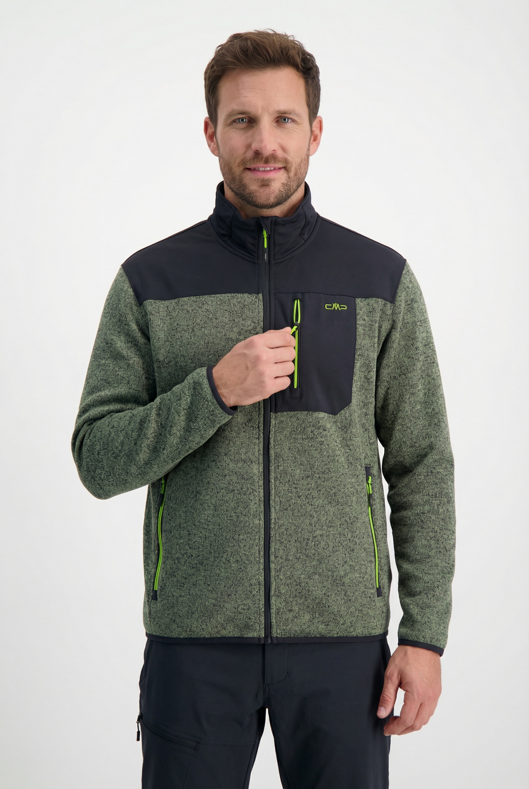 CMP Strickfleecejacke Übergangsjacke für Erwachsene