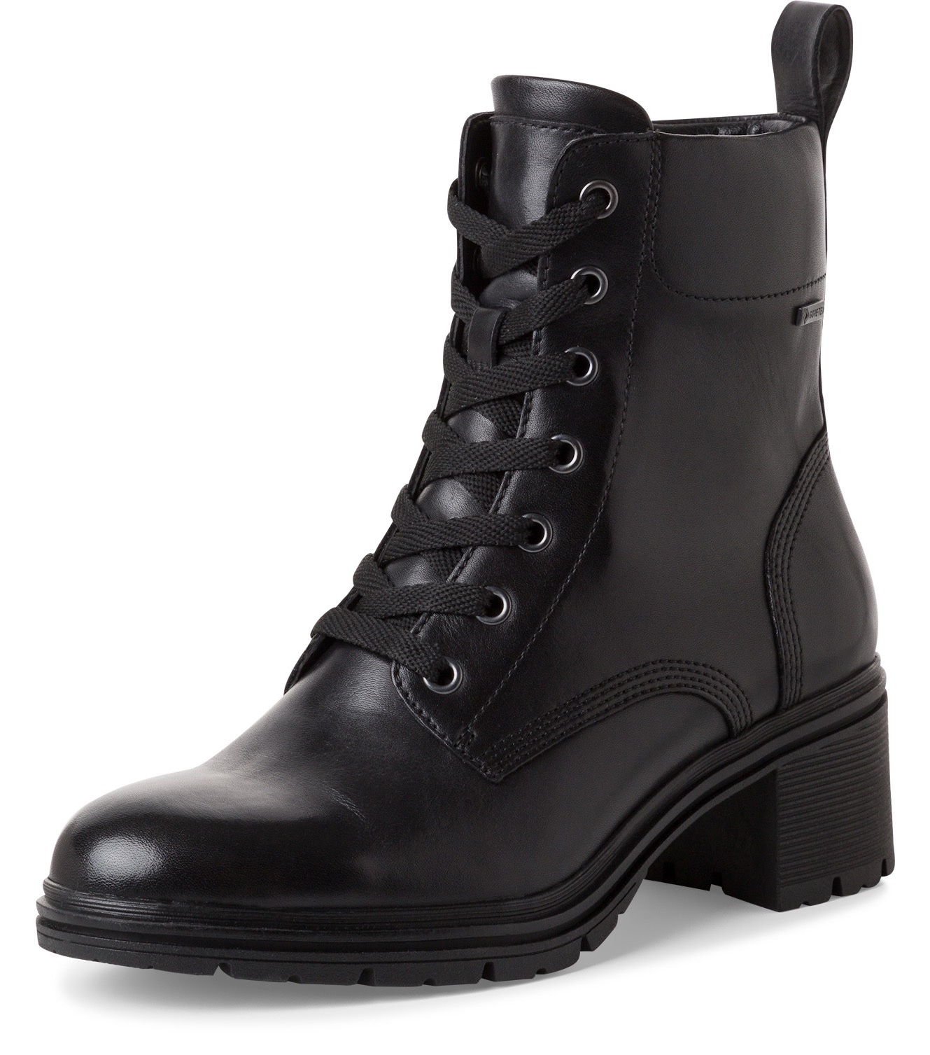 Tamaris Schnürstiefelette, Blockabsatz, Schnürboots, Businessstiefelette, Gore Tex-Ausstattung