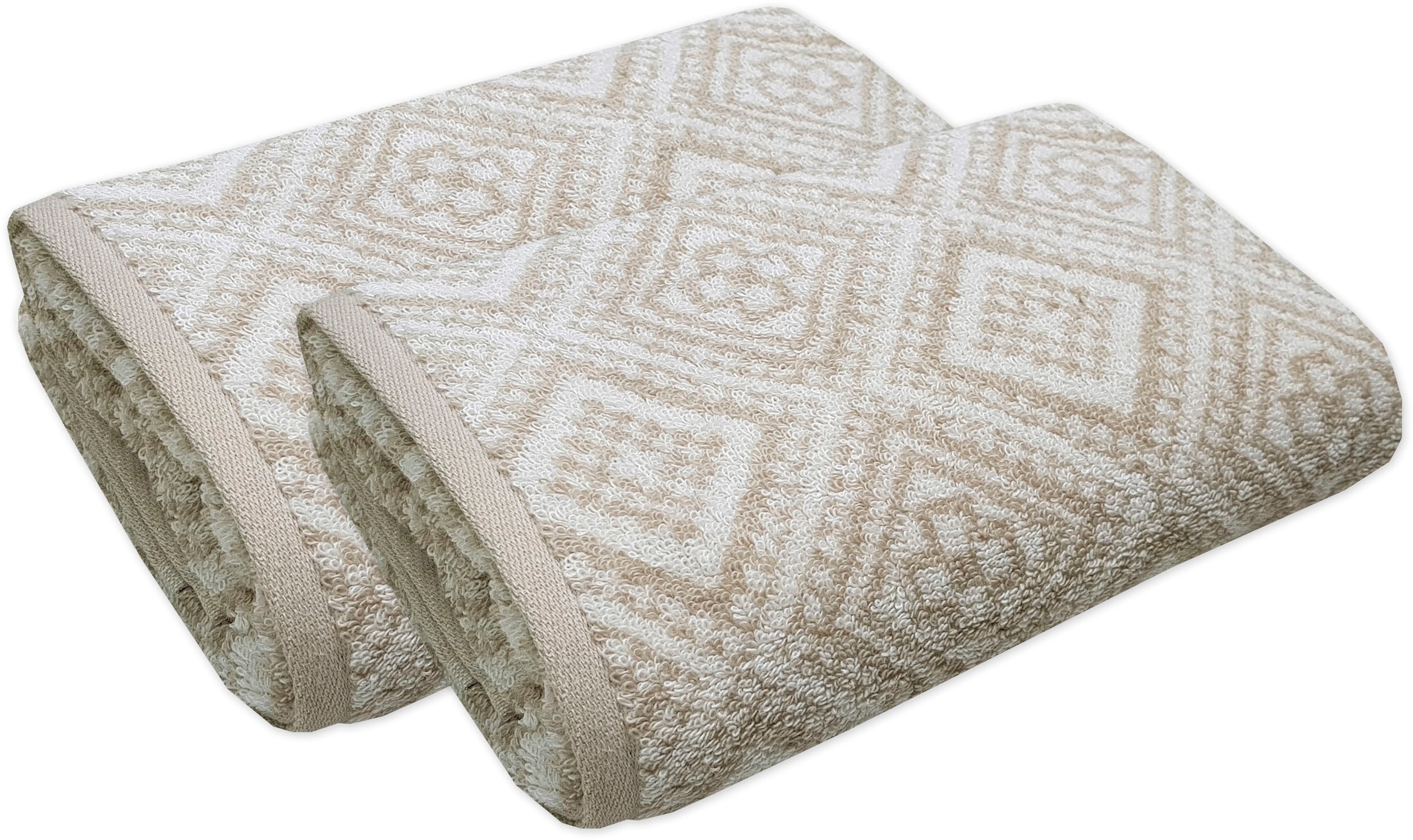 bequem framsohn skandinavisch frottier bestellen Handtücher hergestellt (2 schnell gemustert, Österreich und St.), »Arabeske«, in