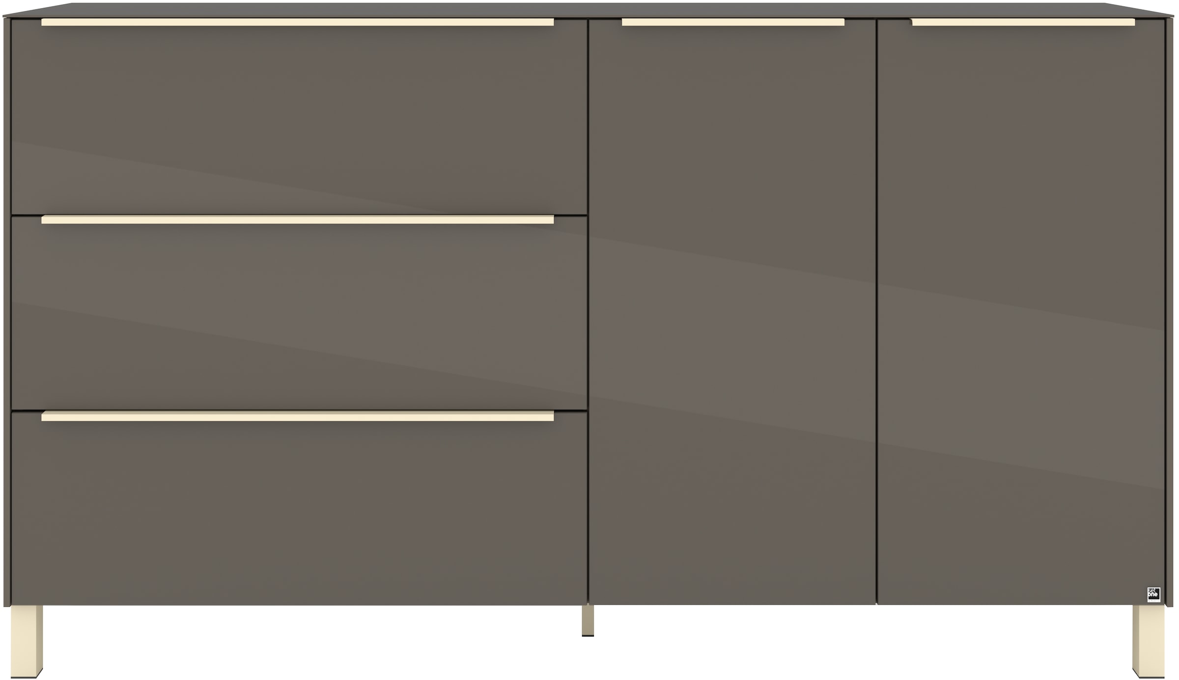 set one by Musterring Sideboard »Reno« 1 Stk. tlg. Mit Vierkantfuß in diversen Farben, 106 cm Höhe & Farbauswahl