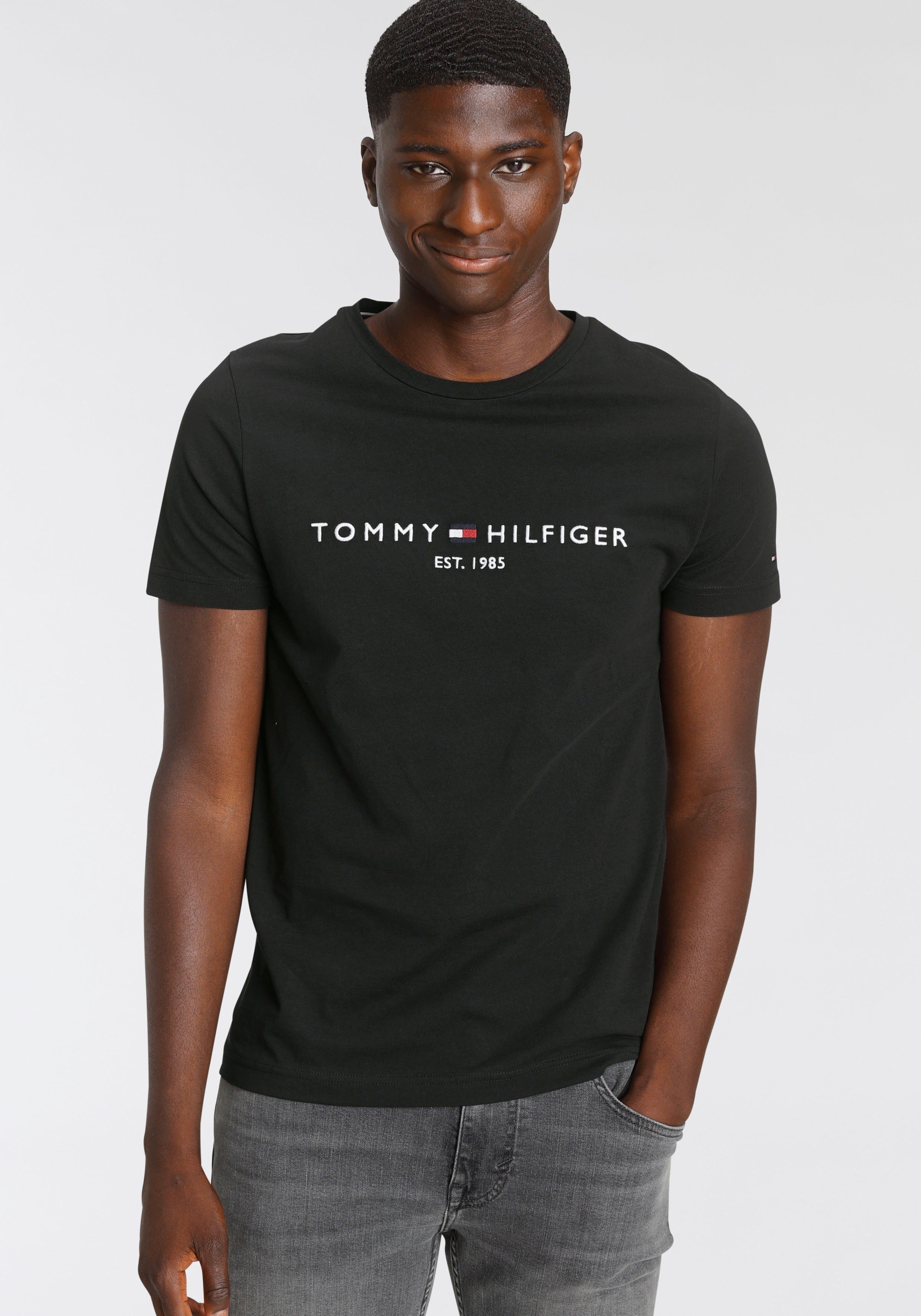 Tommy Hilfiger T-Shirt »TOMMY FLAG HILFIGER TEE«