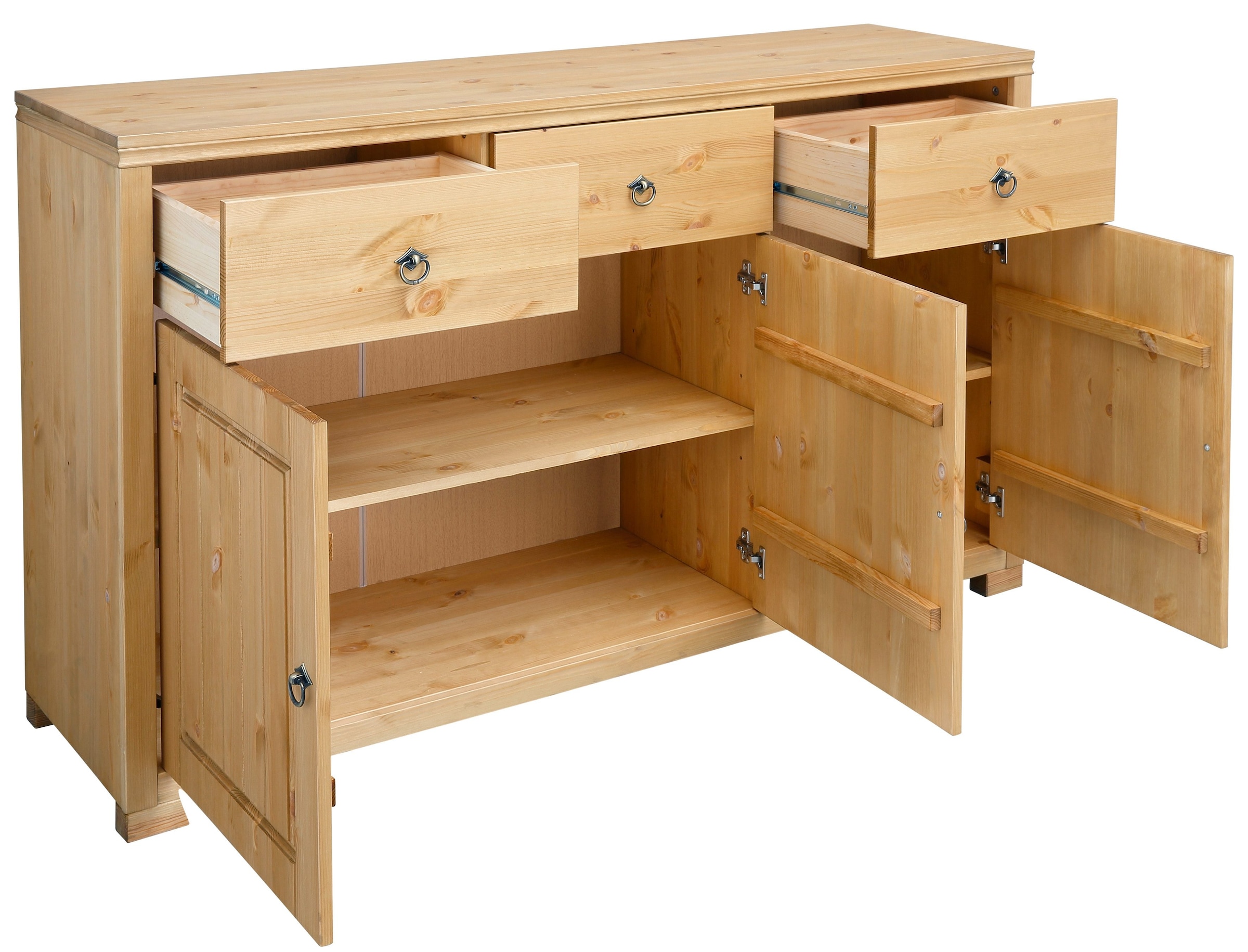 Home affaire Sideboard »Gotland«, Kommode, Breite 147 cm, aus massiver Kiefer, FSC®