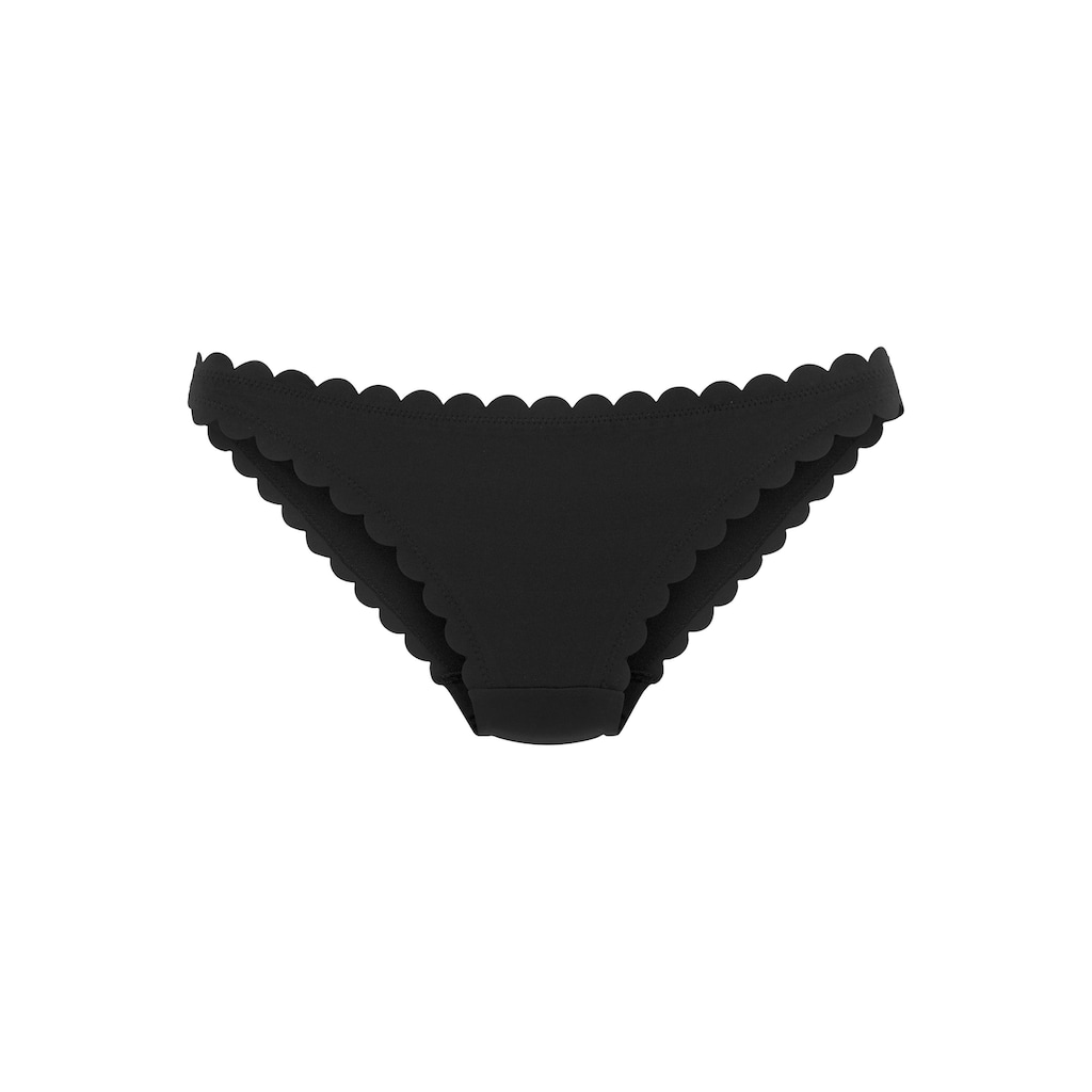 LASCANA Bikini-Hose »Scallop«, in knapper Brasilien-Form