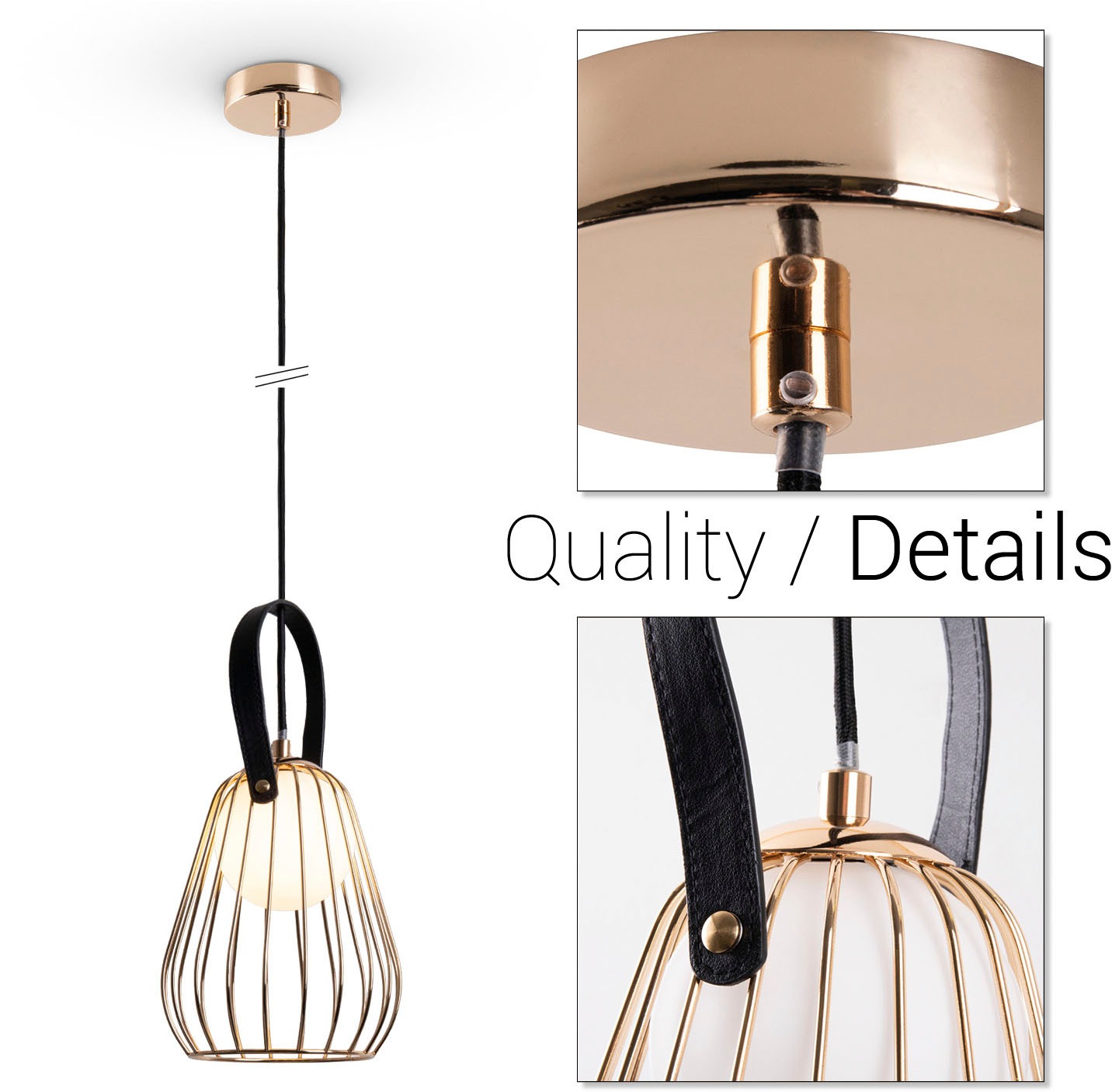 Paco Home Pendelleuchte »RICARDA«, Leuchtmittel G9 | ohne Leuchtmittel, Wohnzimmer Vintage G9 Käfigleuchte Esszimmer Metall Industrial