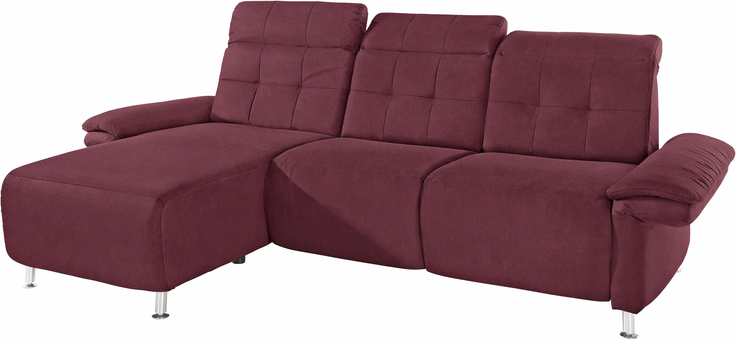 Places of Style Ecksofa "Manhattan L-Form", 2 Sitze mit elektrischer Relaxf günstig online kaufen