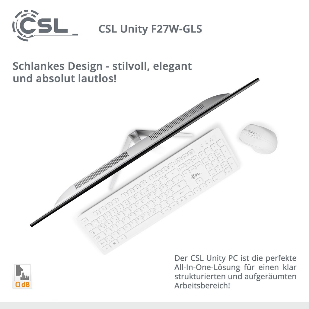 CSL All-in-One PC »Unity F27-GLS Win 11«