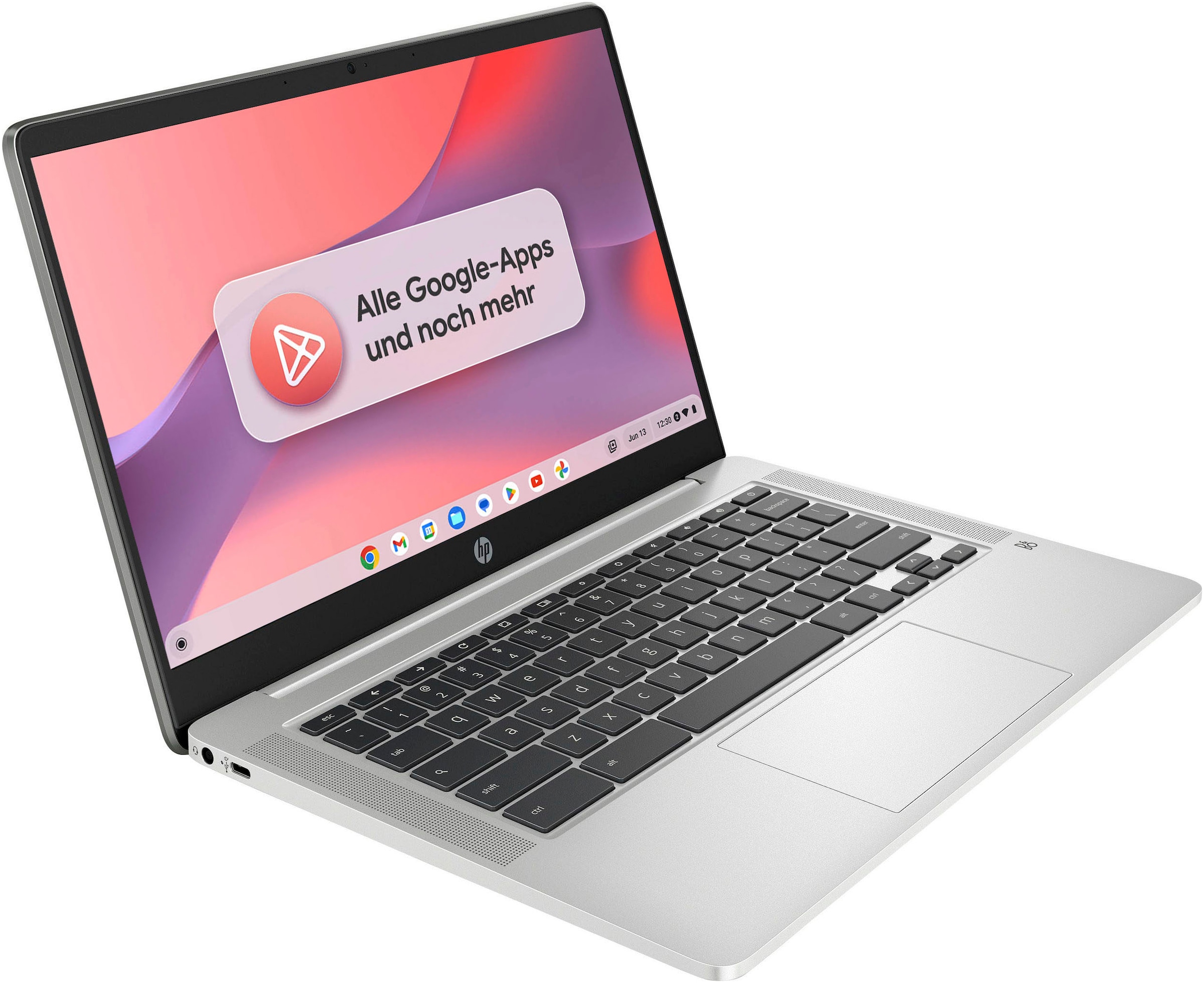 HP Chromebook »14a-na0245ng«, 35,6 cm, / 14 Zoll, Intel, Pentium Silber, UHD Graphics, 128 GB SSD, ChromeOS