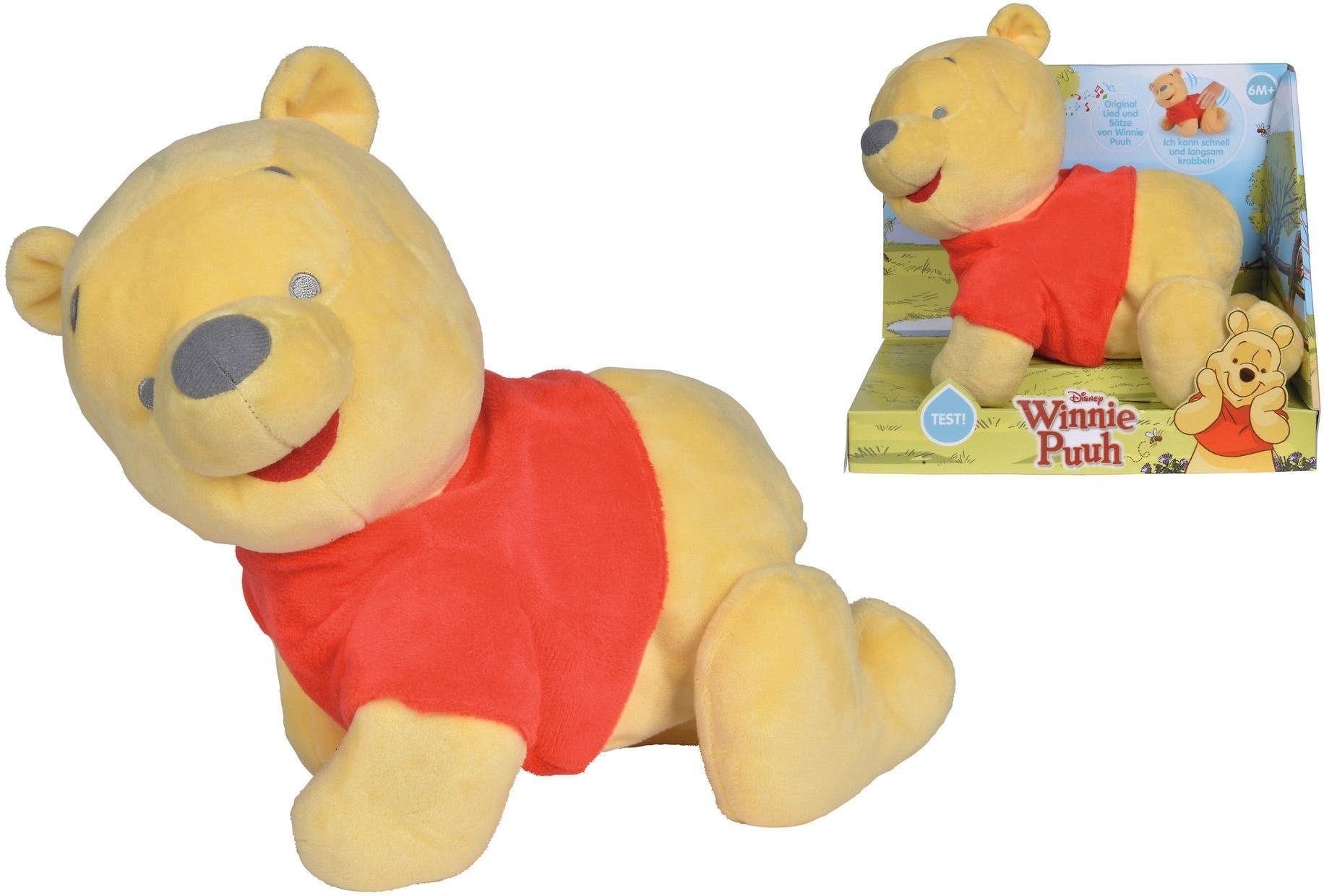 Kuscheltier »Disney Winnie the Pooh, Krabbel mit mir«, mit Bewegung und Sound