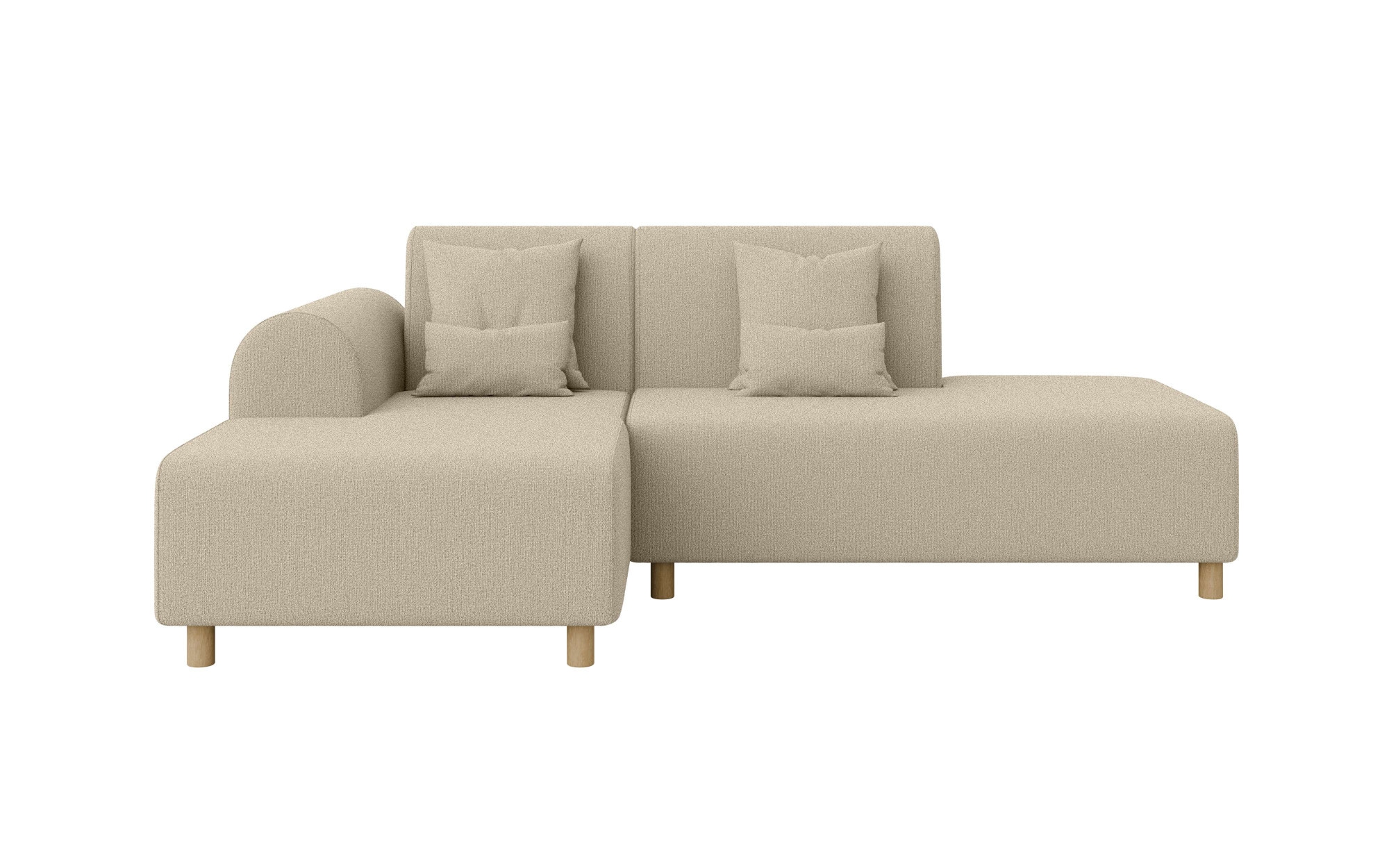 INOSIGN Ecksofa »Suyala«, L-Form mit Hocker
