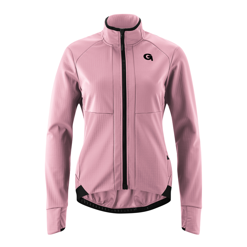 GONSO Fahrradjacke »Trail Jacket Softshell W« Wasserabweisende, strapazierfähige und atmungsaktive Radjacke. babyrosa 38 38 Enganliegende Passform