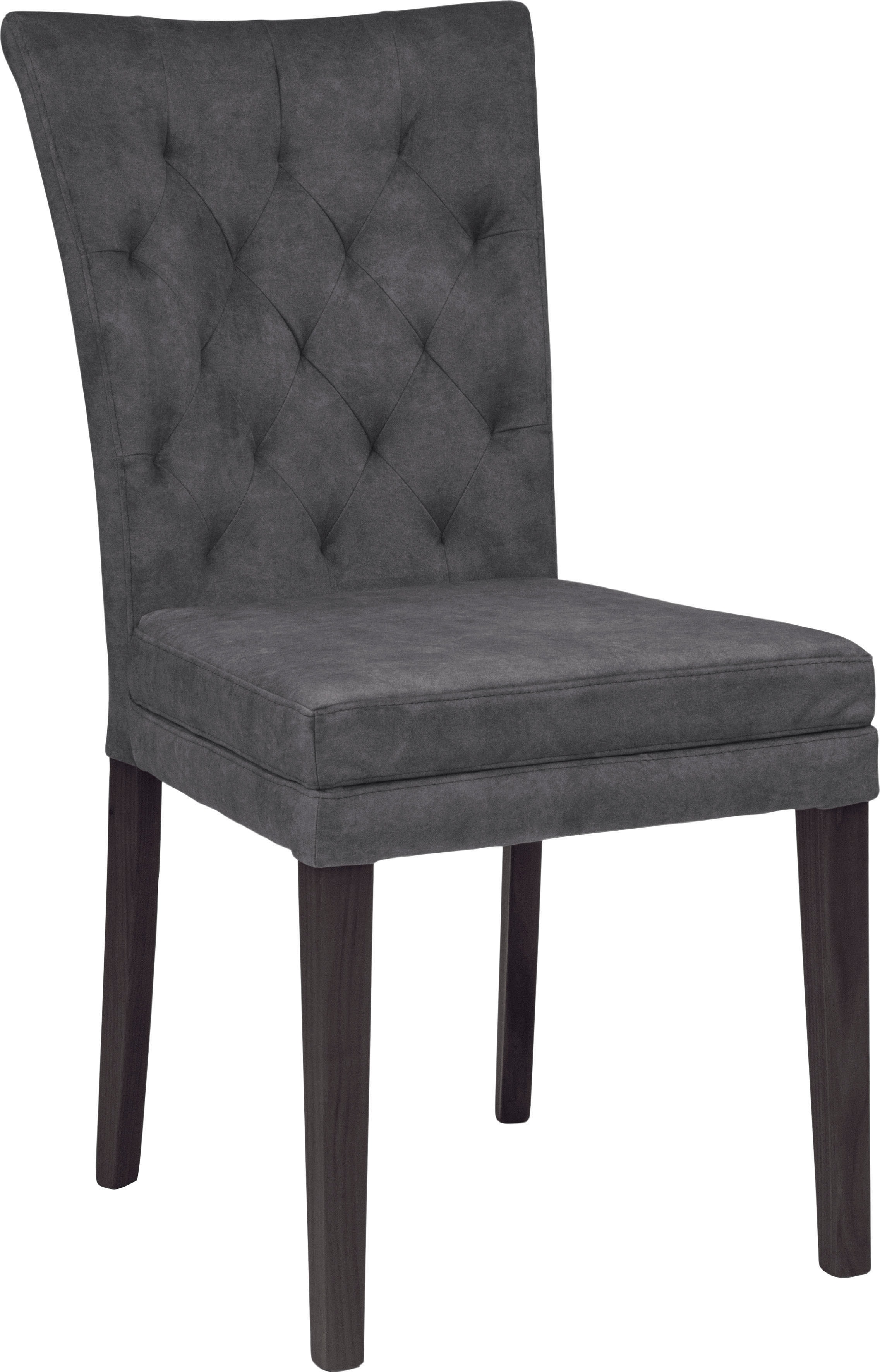 Home affaire 4-Fußstuhl »Colorado« (Set) 2 Stk. Samtvelours Beine aus Buche günstig online kaufen