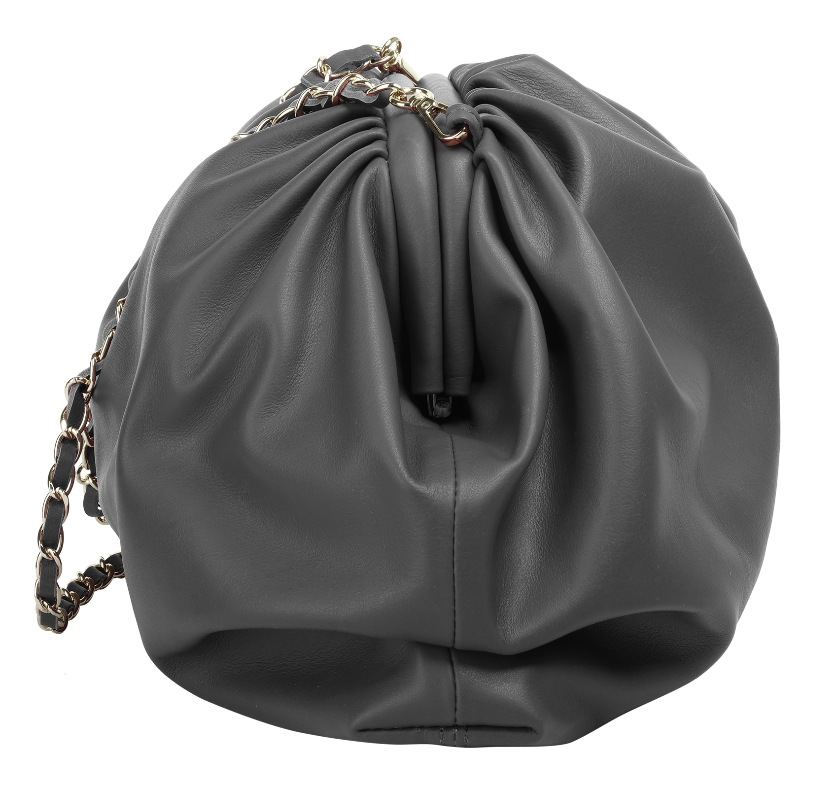 Cluty Umhängetasche, echt Leder, Made in Italy