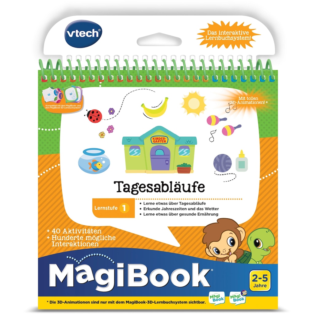 Vtech® Buch »MagiBook Lernstufe 1 -Tagesabläufe«