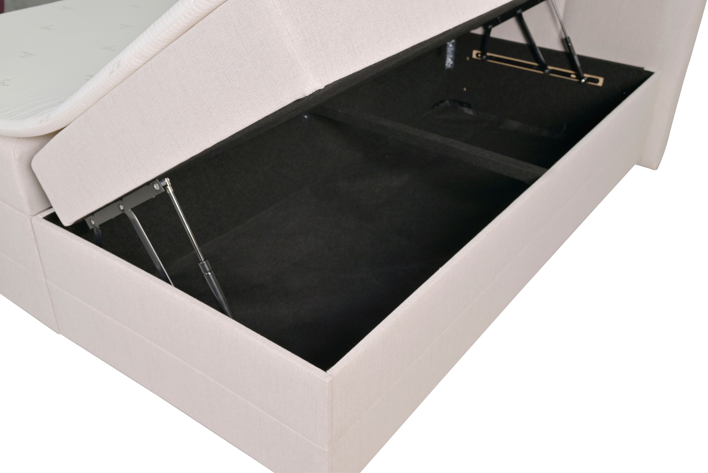 INOSIGN Boxbett »Fillmore inkl. Bettkasten, Liegefläche 180x200 cm, in Boxspring-Optik«, inkl. Topper, erhältlich in verschiedenen Farben