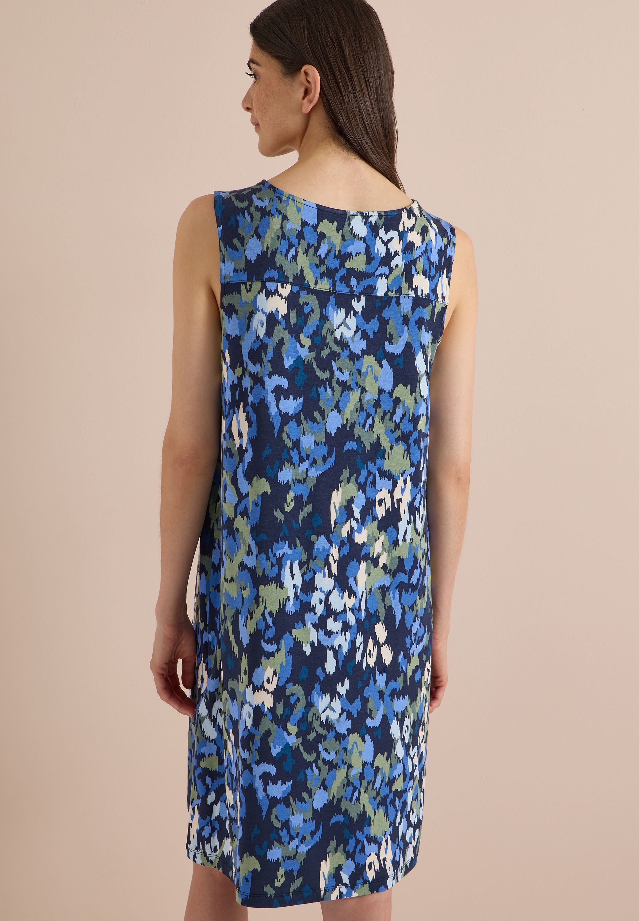 Cecil Druckkleid Ohne Taschen Knielanges Sommerkleid mit Allover-Print