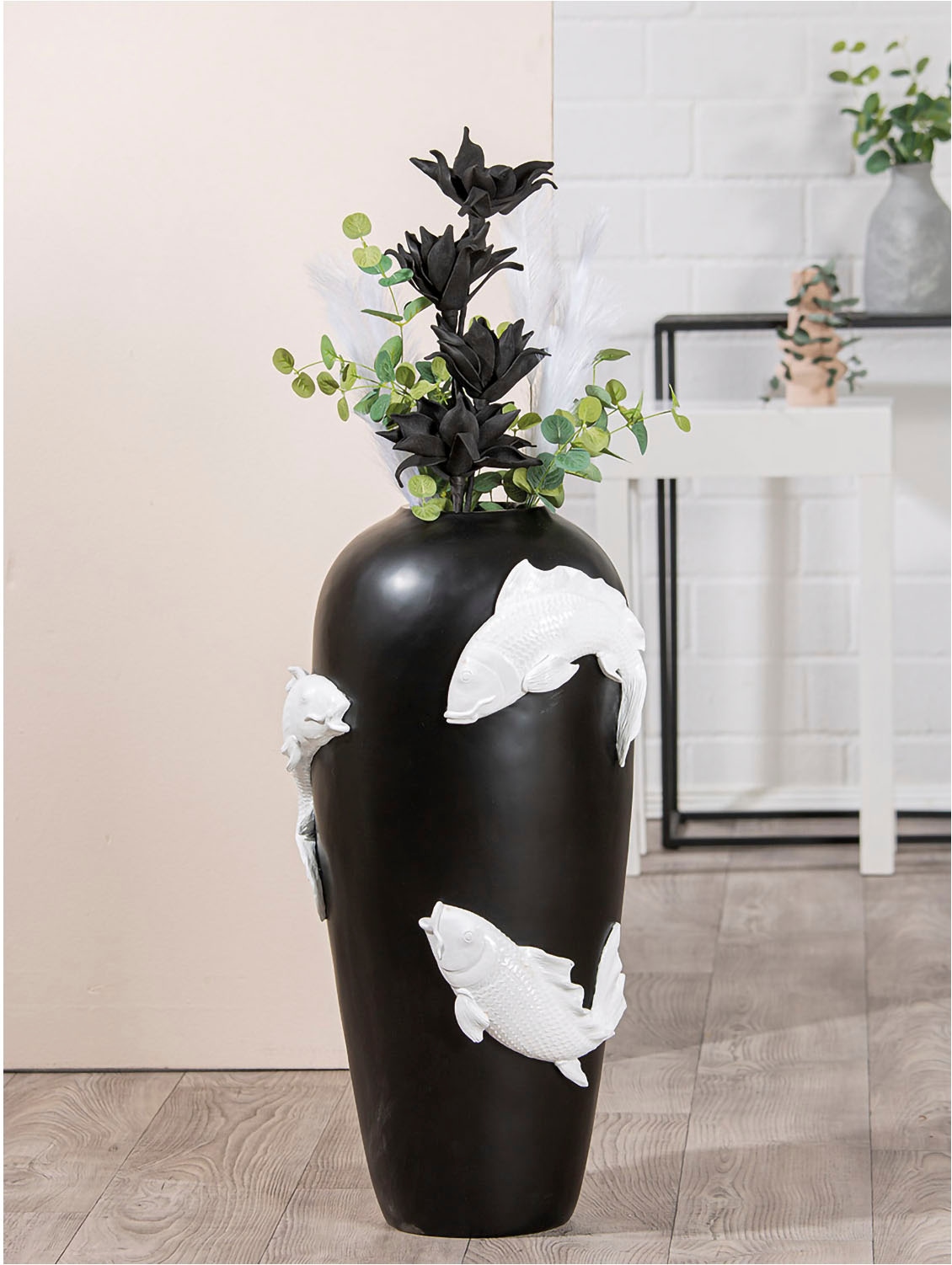 Casablanca by Gilde Bodenvase "Vase "Koi"", (1 St.) günstig online kaufen