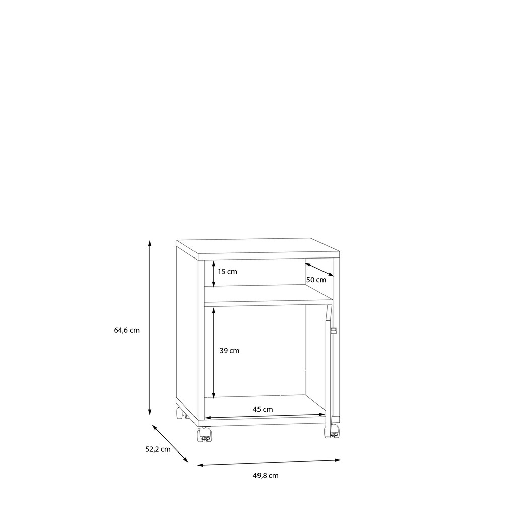 FORTE Rollcontainer »Ice Valley«