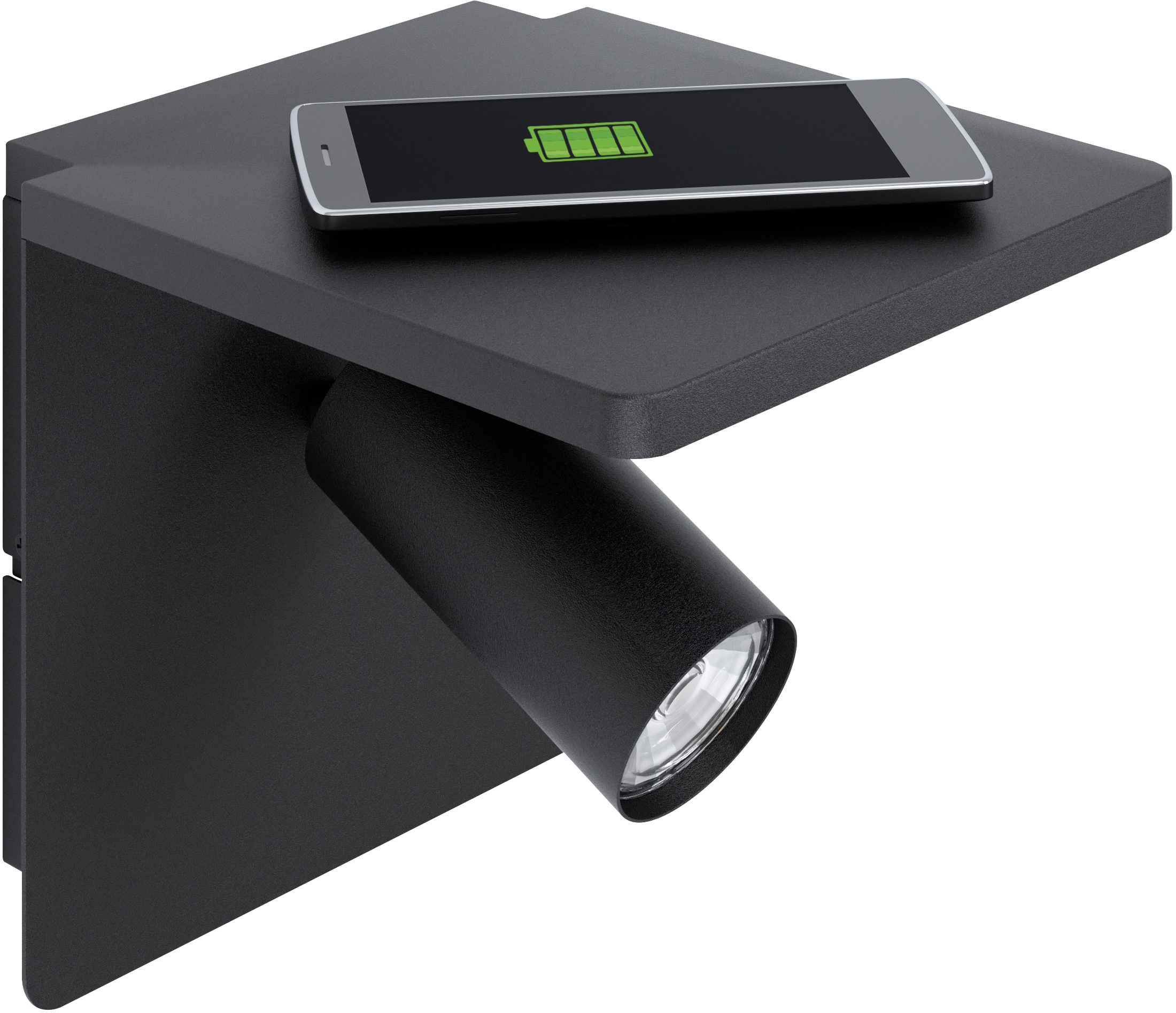 EGLO Wandleuchte »CIGLIE«, 1 flammig, Leuchtmittel GU10 | LED wechselbar, QI-charger