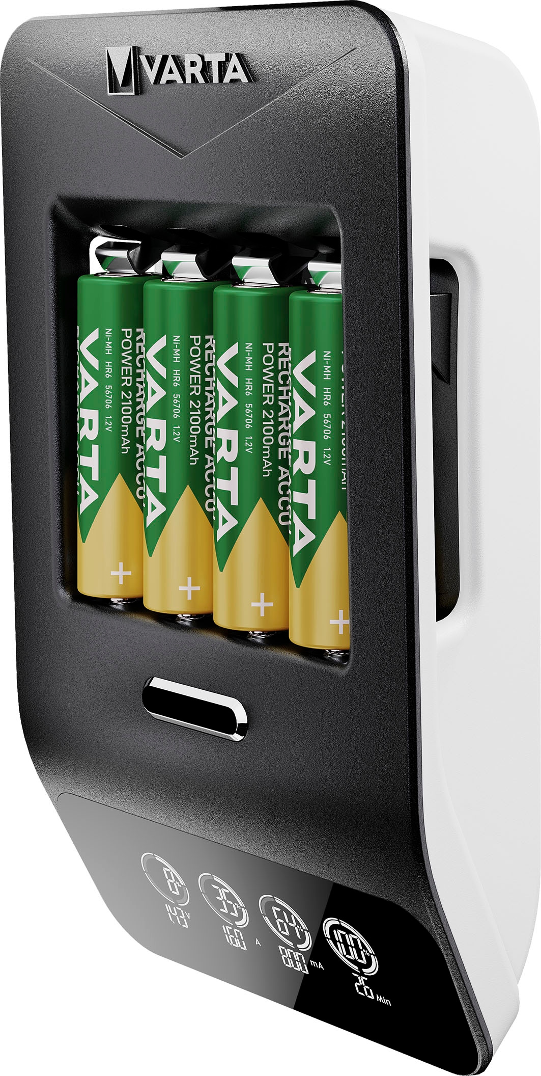 VARTA Batterie-Ladegerät »LCD Ultra Fast Charger+«, 8000 mA