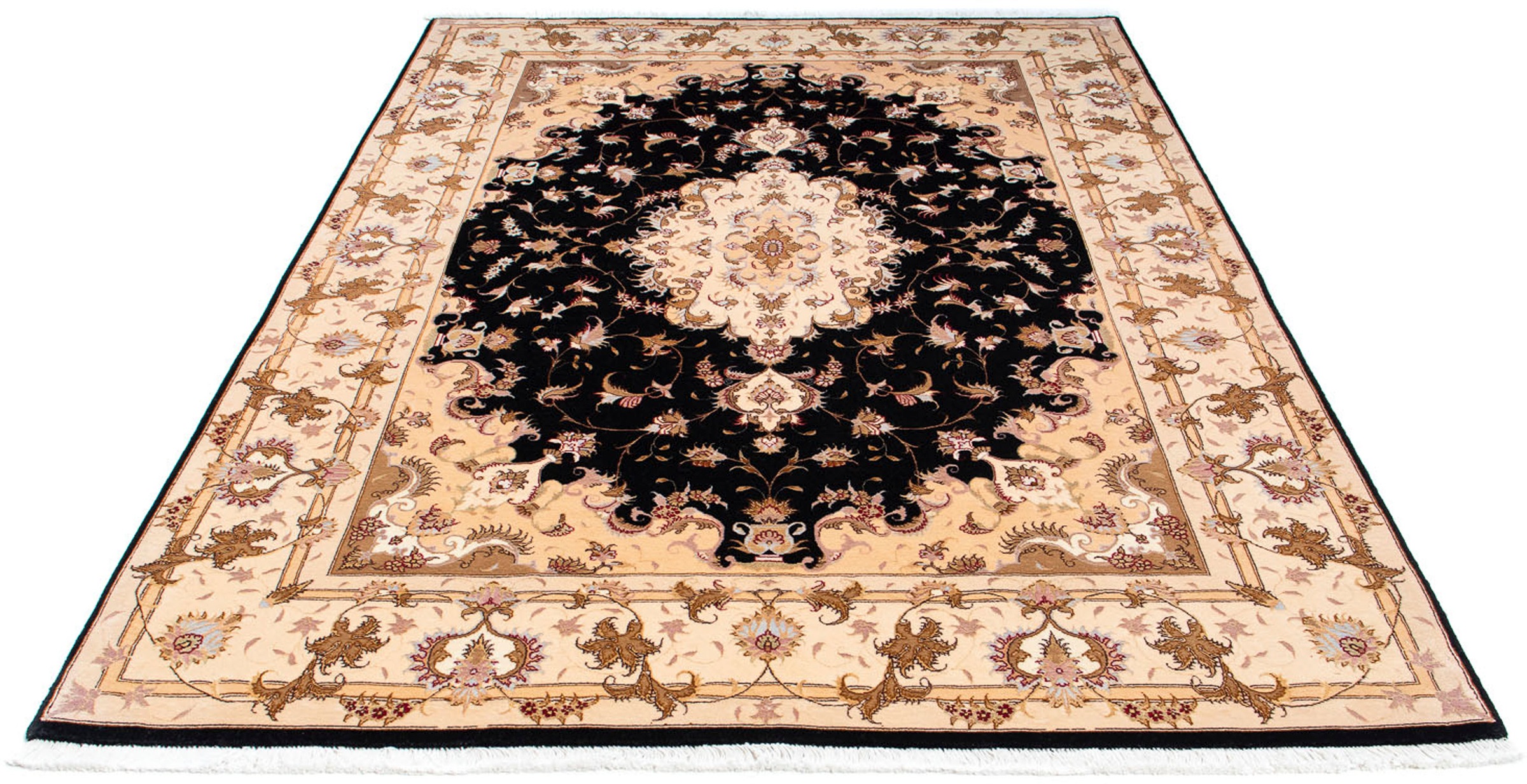 morgenland Orientteppich »Perser - Täbriz - Royal - 242 x 163 cm - dunkelbl günstig online kaufen