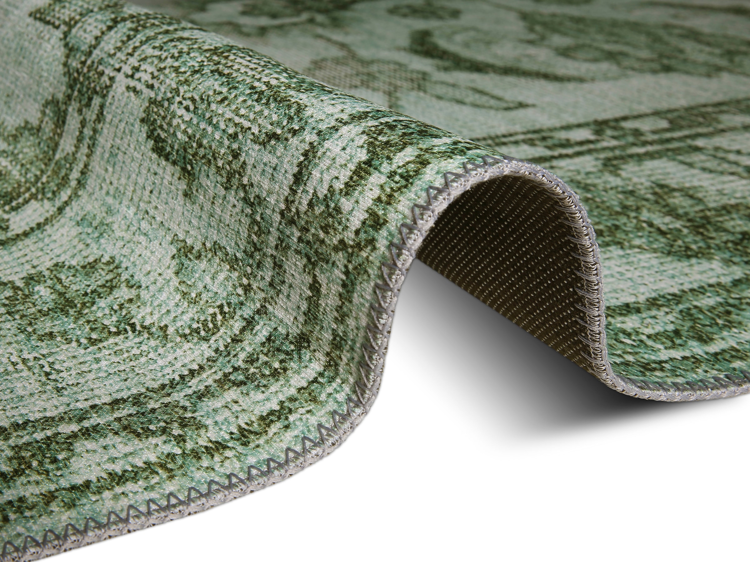 Leonique Teppich »Nejla«, rechteckig, Orient-Vintage-Optik, Teppich mit  Bordüre, Kurzflor bequem und schnell bestellen | Kurzflor-Teppiche