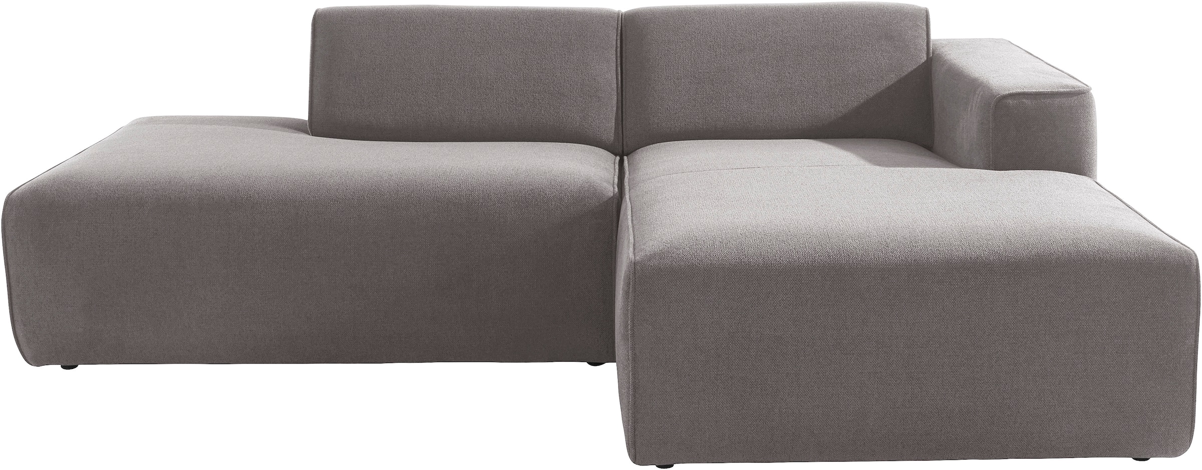 Ecksofa »Noord«, mit Kedernaht, Breite 227 cm, Cord, Struktur