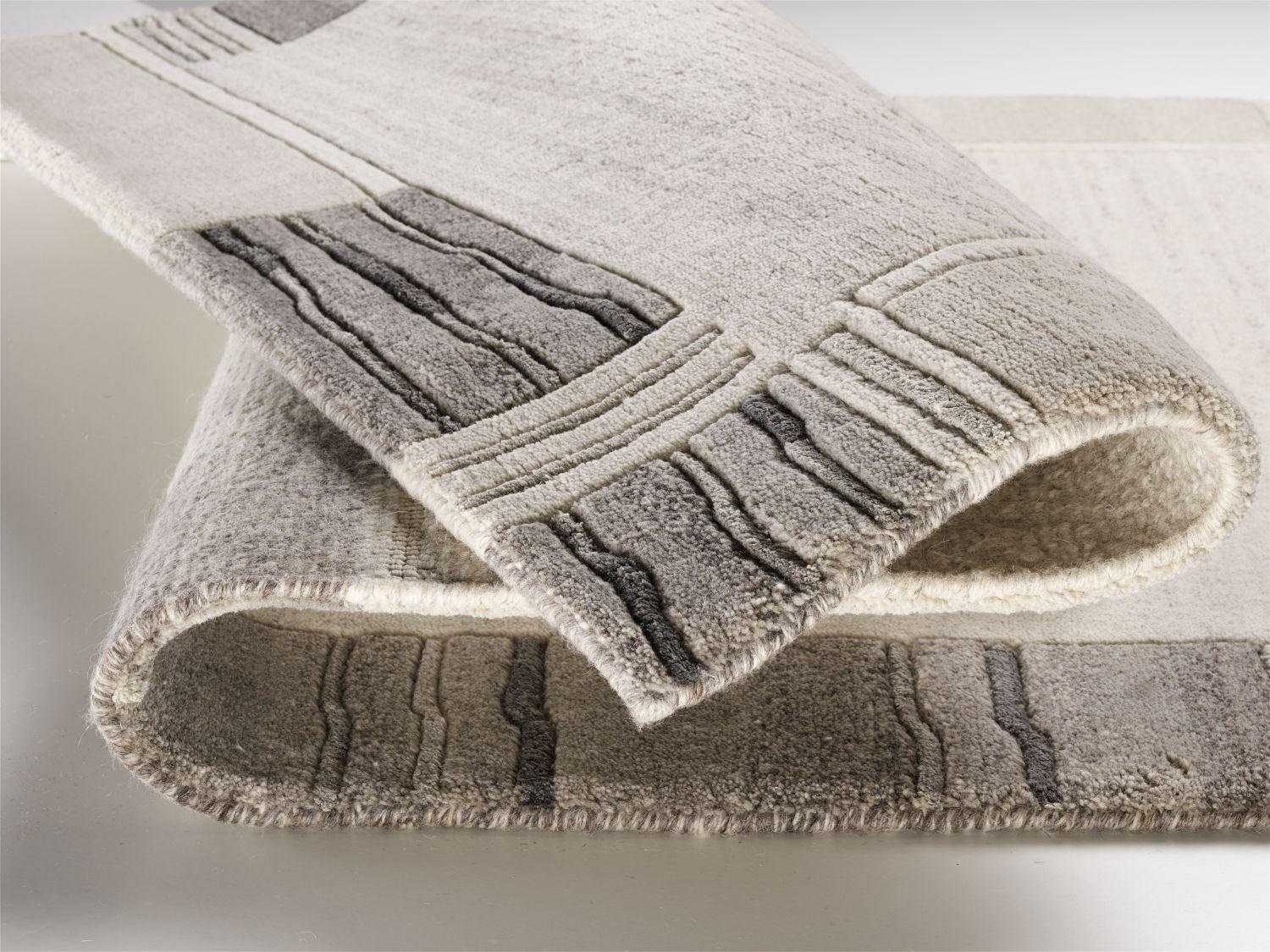OCI DIE TEPPICHMARKE Orientteppich »Savana Kite, Wollteppich«, rechteckig, 6 mm Höhe, handgeknüpft, Nepal, reine Wolle für ein warmes Raumklima, Wohnzimmer