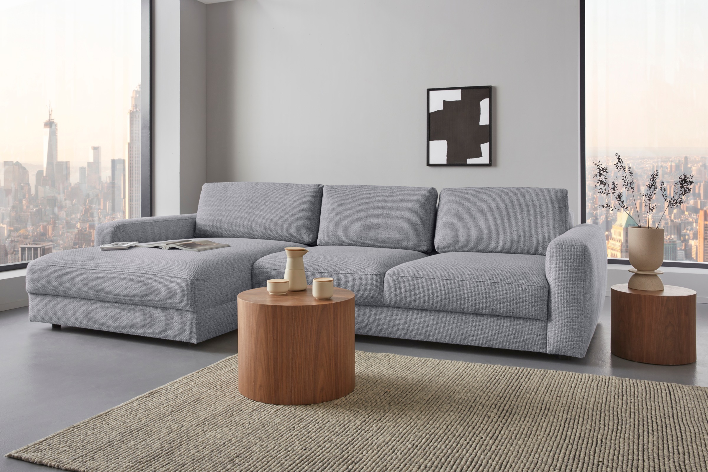 PLACES OF STYLE Ecksofa »Bloomfield, elegant, viel Platz, Mega Couch, Breit günstig online kaufen