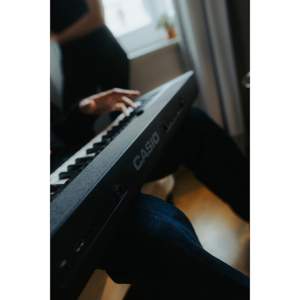 CASIO Home-Keyboard »Piano-Keyboard-Set CT-S1BKSET«, (Set, inkl. Keyboardständer, Sustainpedal und Netzteil)
