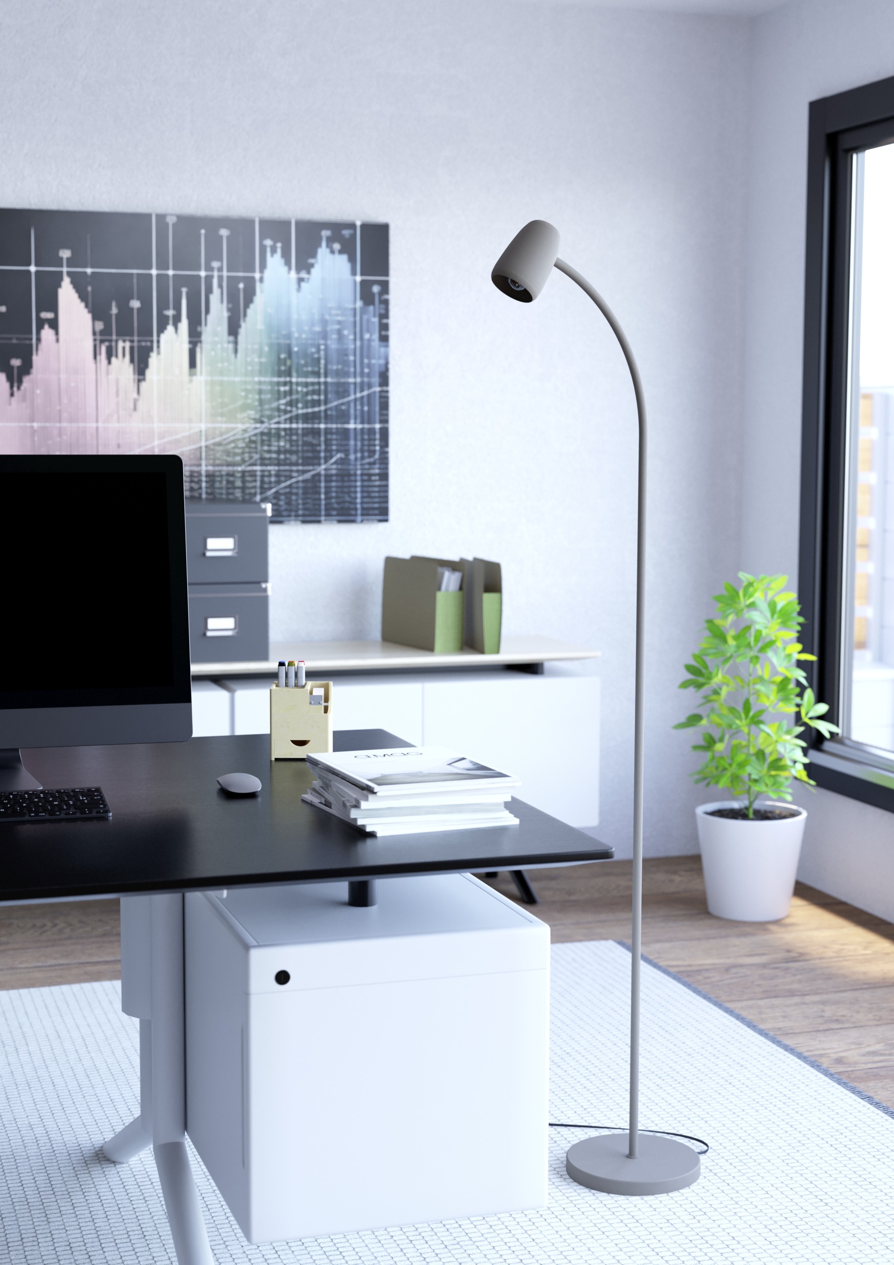 EGLO Stehlampe »CARLO Stehlampe - Stahl - E14 - 1X18W - IP20« E14 1 Stk. günstig online kaufen