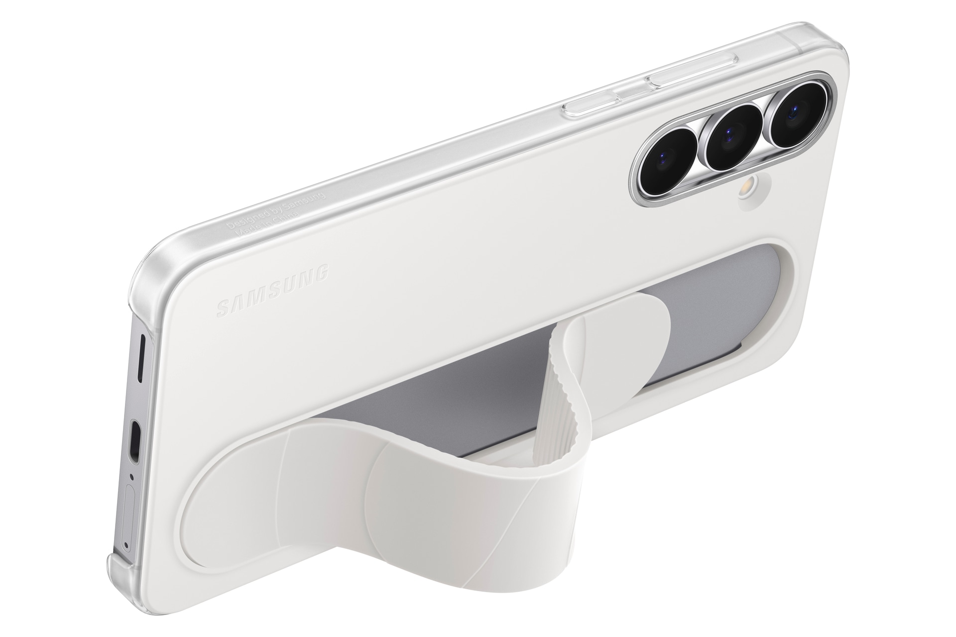 Samsung Handyhülle »Standing Grip Cover für Samsung Galaxy S25 FE«, Samsung Galaxy S25 FE, Backcover, Schutzhülle, Handyschutzhülle, Case, Schutzcase, stoßfest