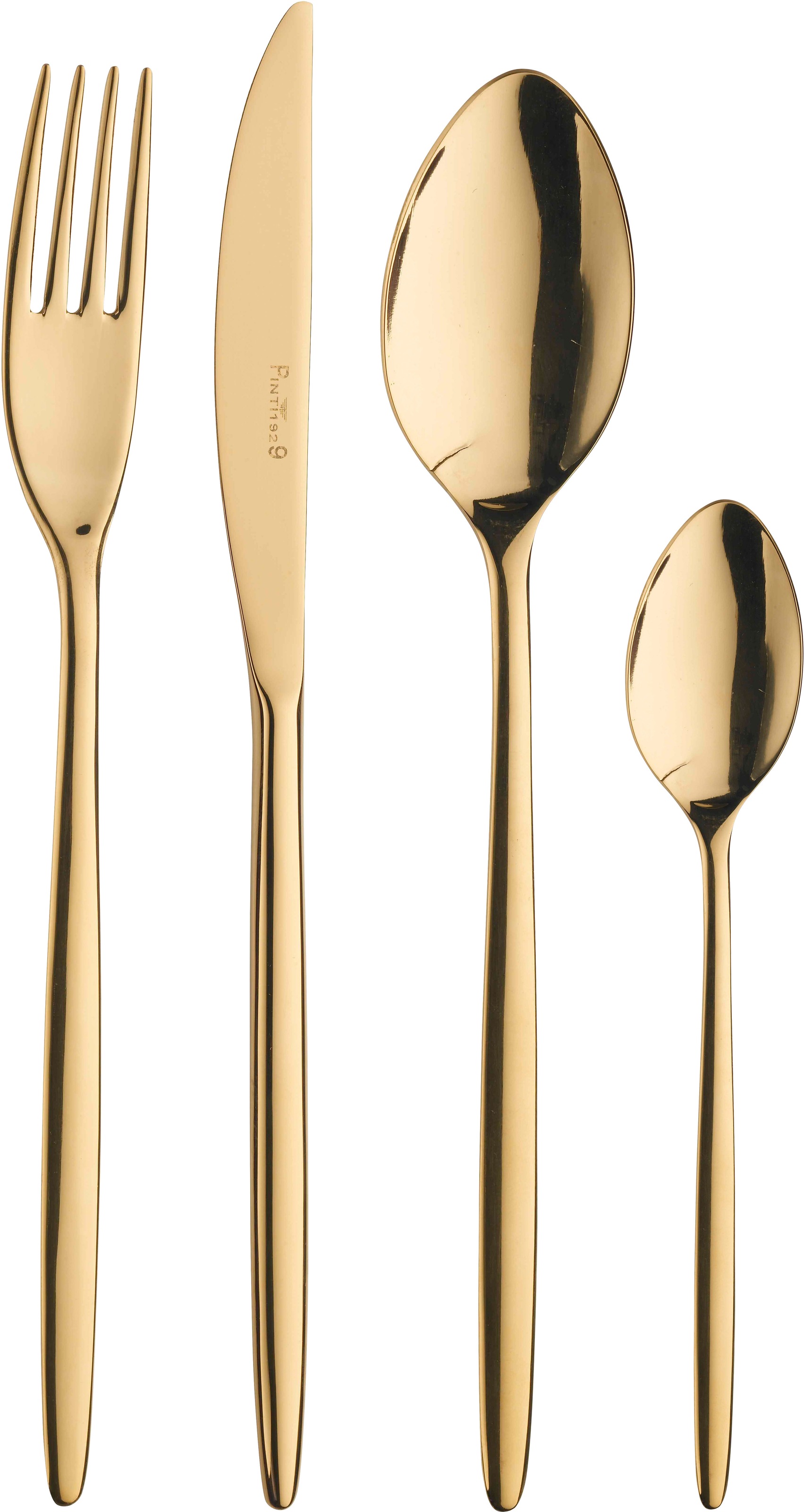 PINTINOX Besteck-Set »Olivia Treasure Gold« Optik Glänzend PVD Beschichtung günstig online kaufen