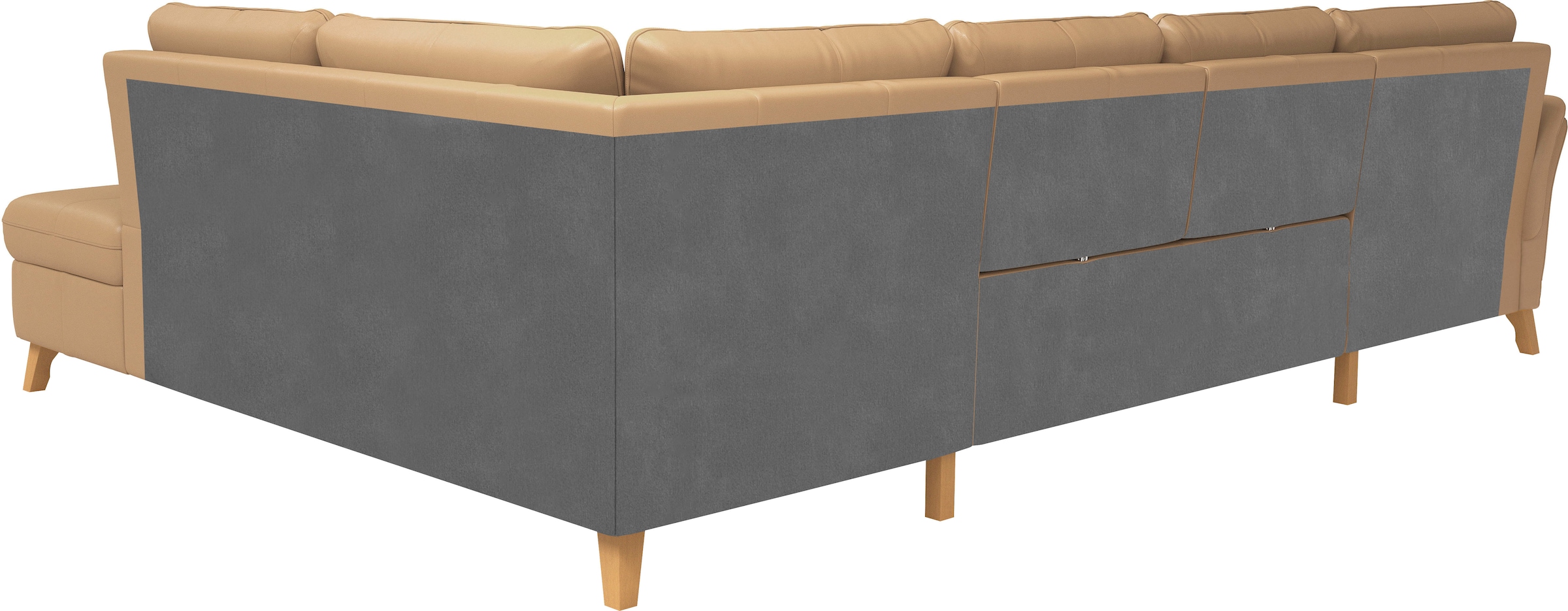 sit&more Wohnlandschaft »Göteborg«, inkl. Sitztiefenverstellung, wahlweise mit Bettfunktion & Bettkasten