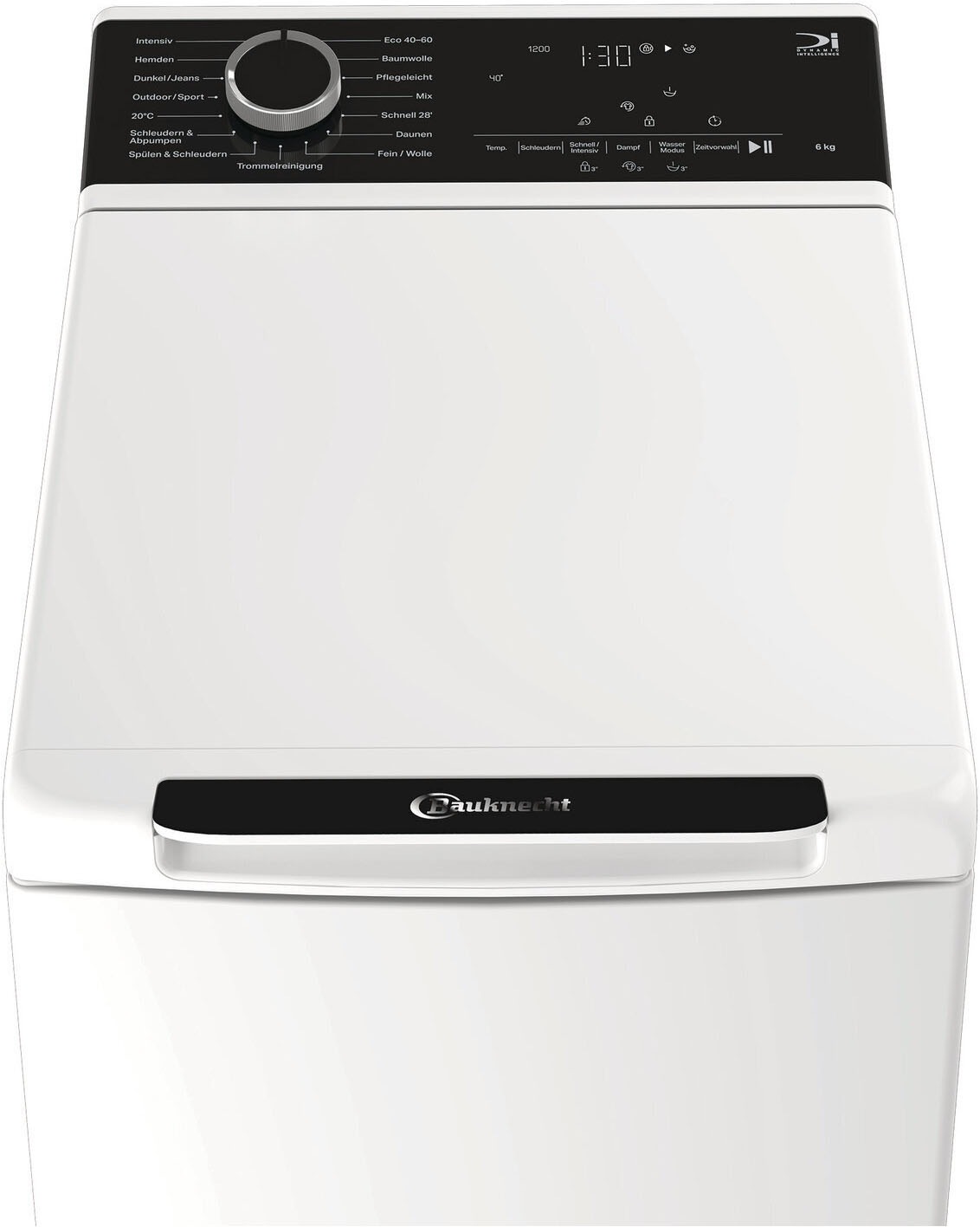 BAUKNECHT Waschmaschine Toplader »TBK SW 62A BW« 6 kg 1200 U/min HomeWhiz – smarte Vernetzung für mehr Komfort