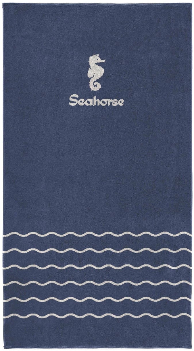 Seahorse Strandtuch »Waves«, (1 St.), Trendy summer design in maritime styl günstig online kaufen