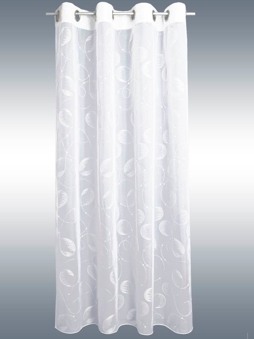 Stickereien Plauen Gardine »Filia« Ösen 1 Stk. tlg. günstig online kaufen