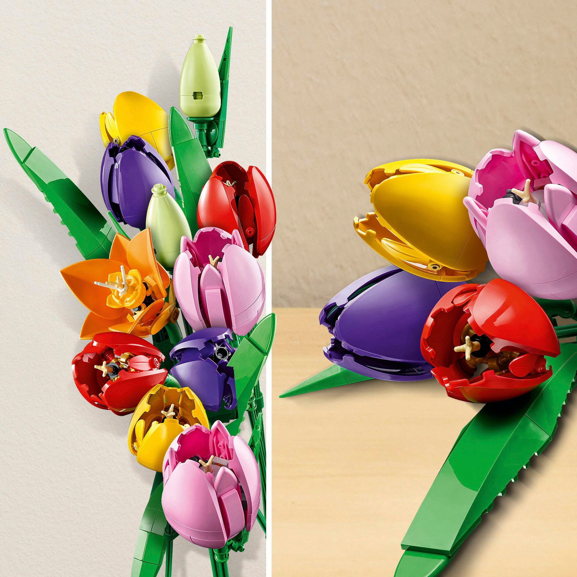 LEGO® Konstruktionsspielsteine »Tulpenstrauß (11501), LEGO Botanicals« Made in Europe