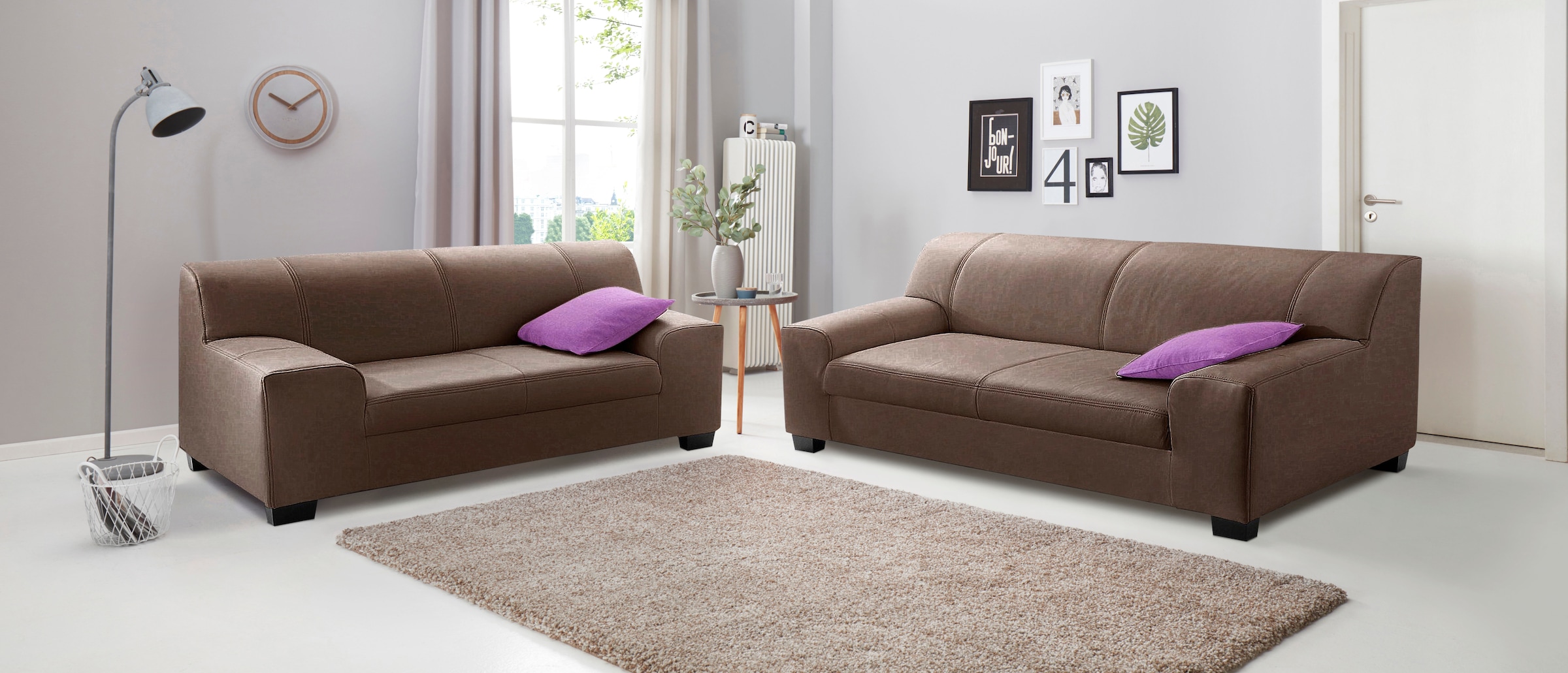DOMO collection Polstergarnitur »Amando zeitlos und modern, komfortabel« Sp günstig online kaufen